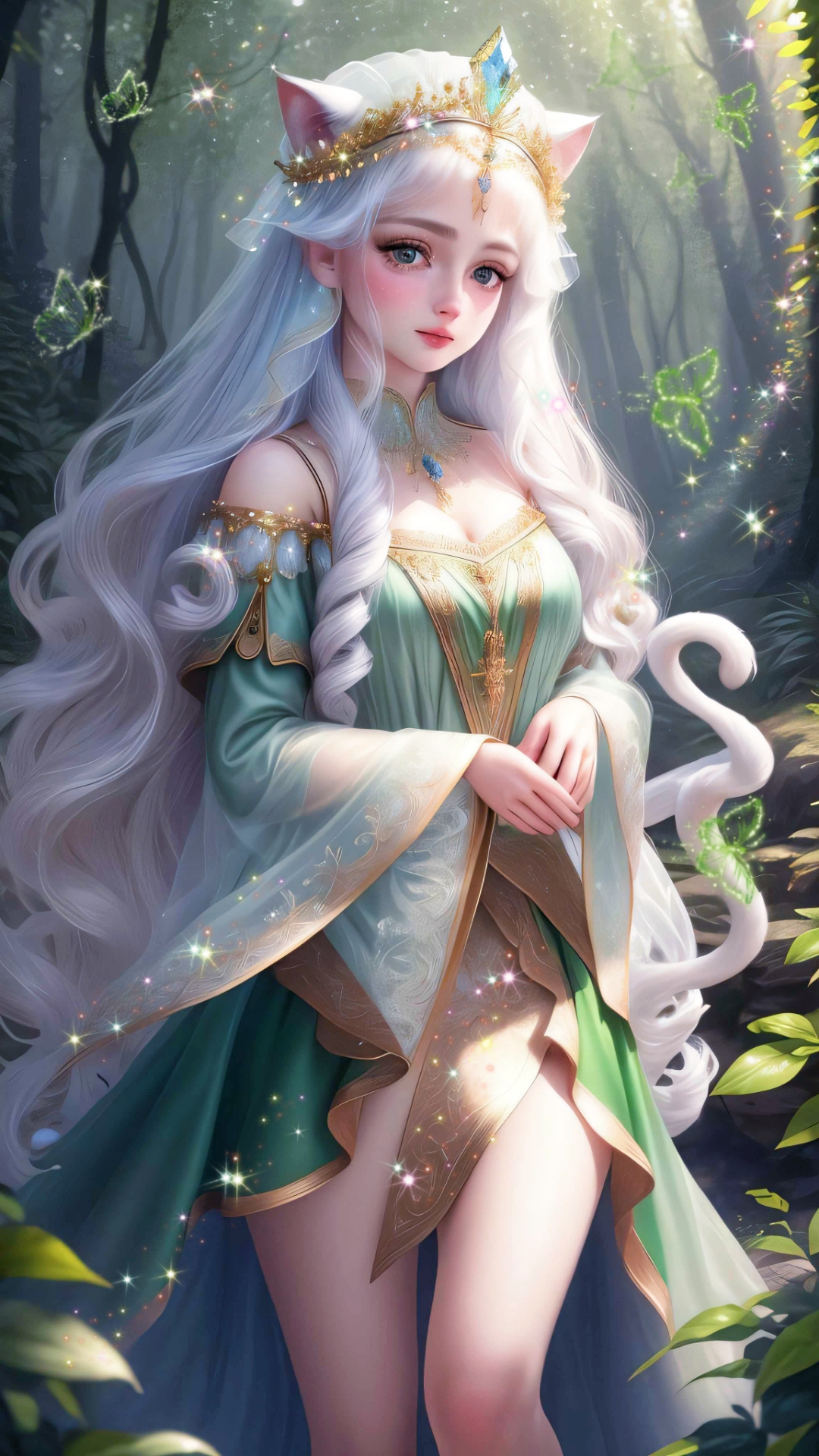 梦幻般的插画美女,让我一秒陷入童话世界!