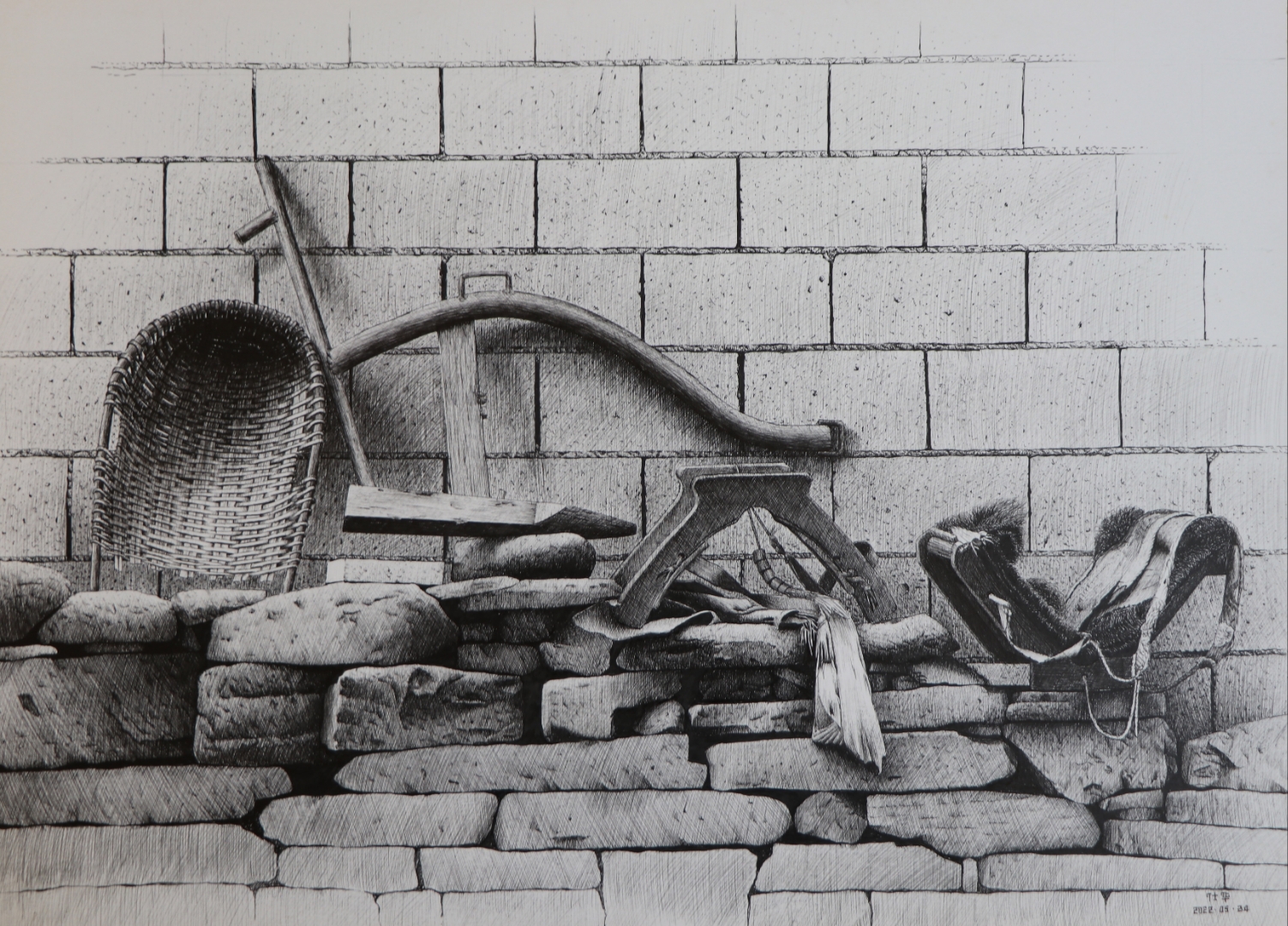 姜仕华钢笔画.瞧这些老物件,满满都是回忆杀