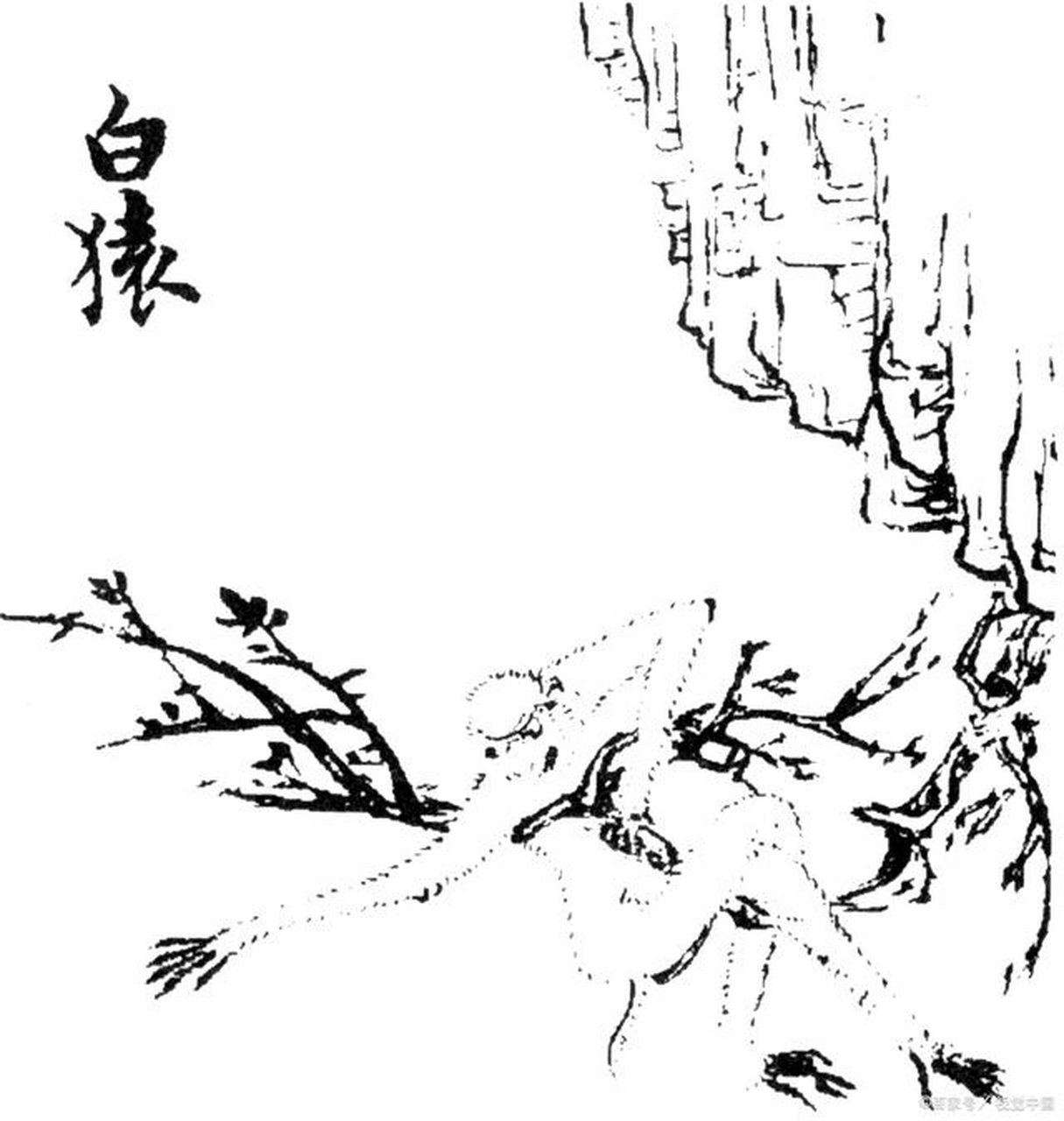 《山海经》第6天:《南山一经》:猿翼山  猿翼山 原文:又东三百八十里