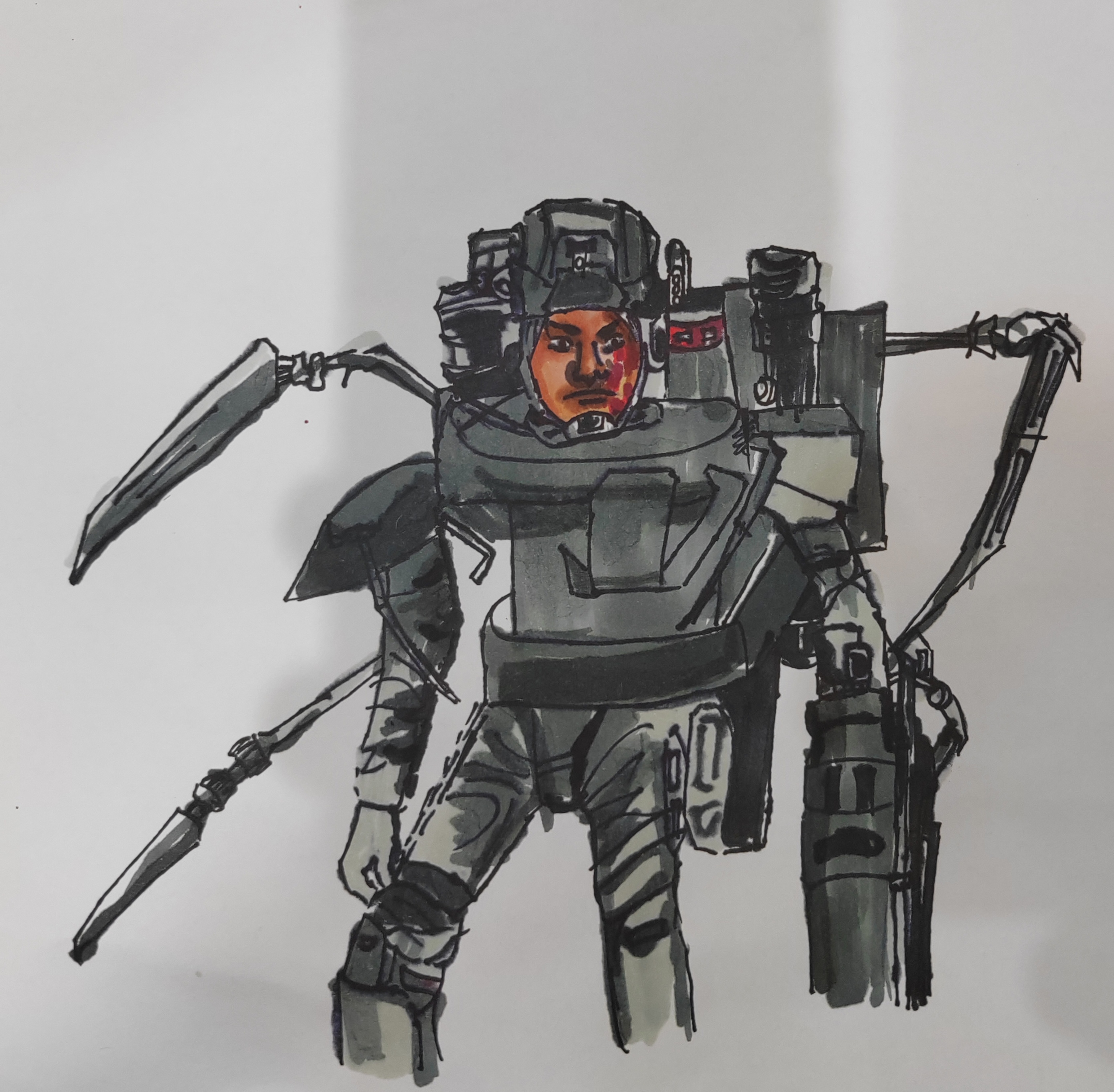 今日画一个简单的马桶人