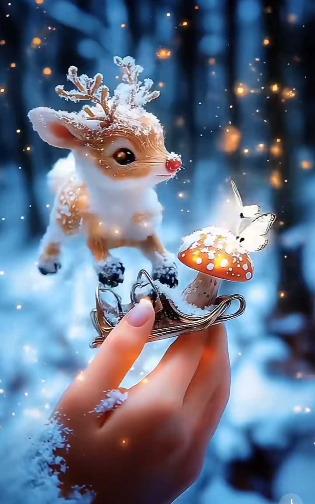 可爱的小鹿乱撞,好漂亮,太可爱了!