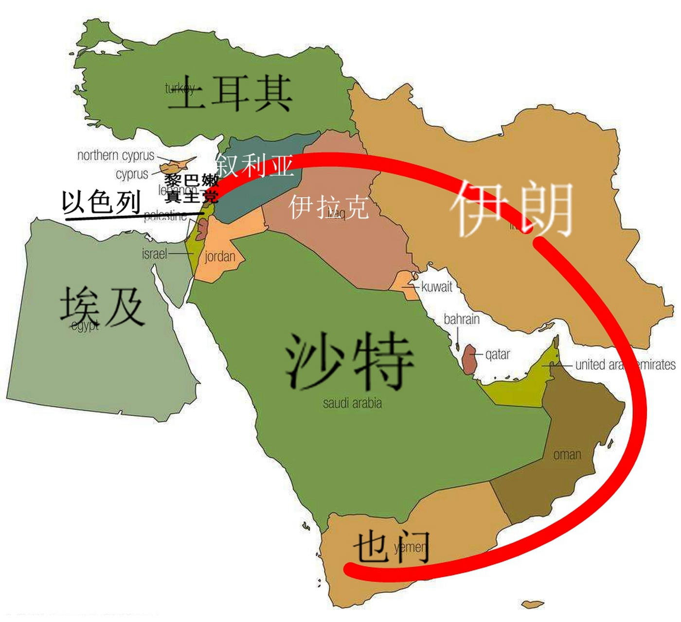 也门地理位置地图图片