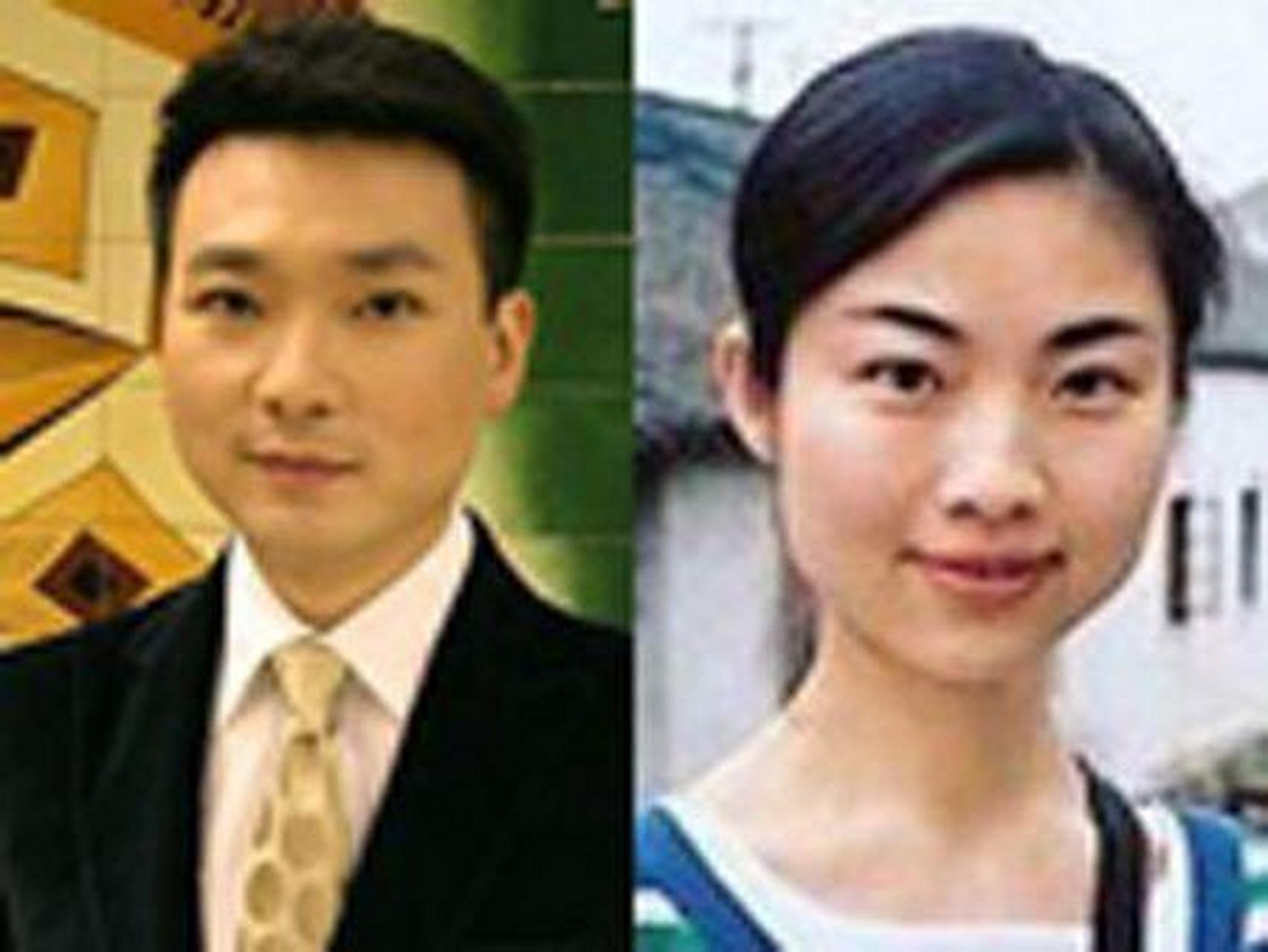 康辉夫妇 康辉的妻子名叫刘雅洁,是他大学的小师妹