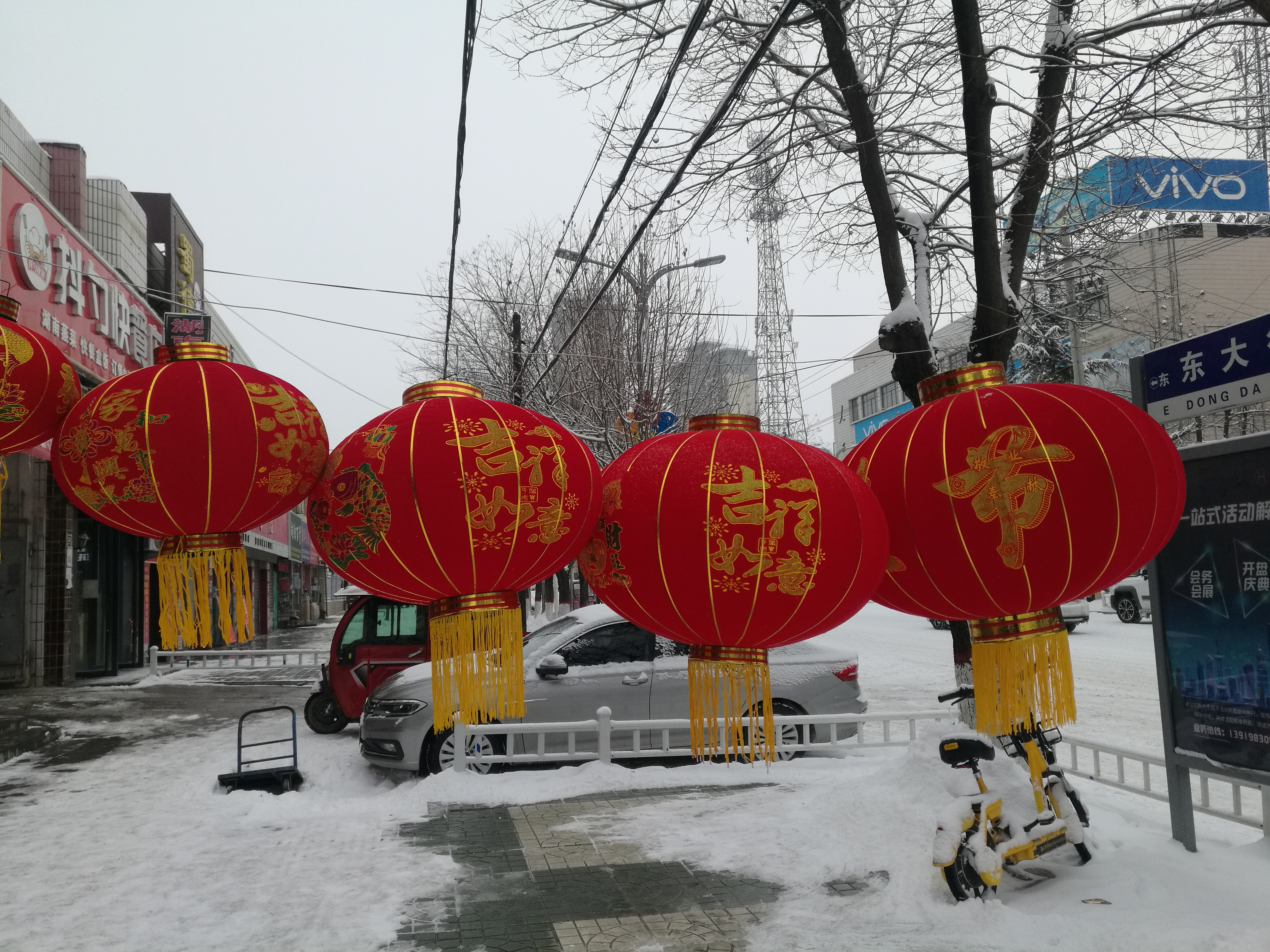 瑞雪迎虎年图片