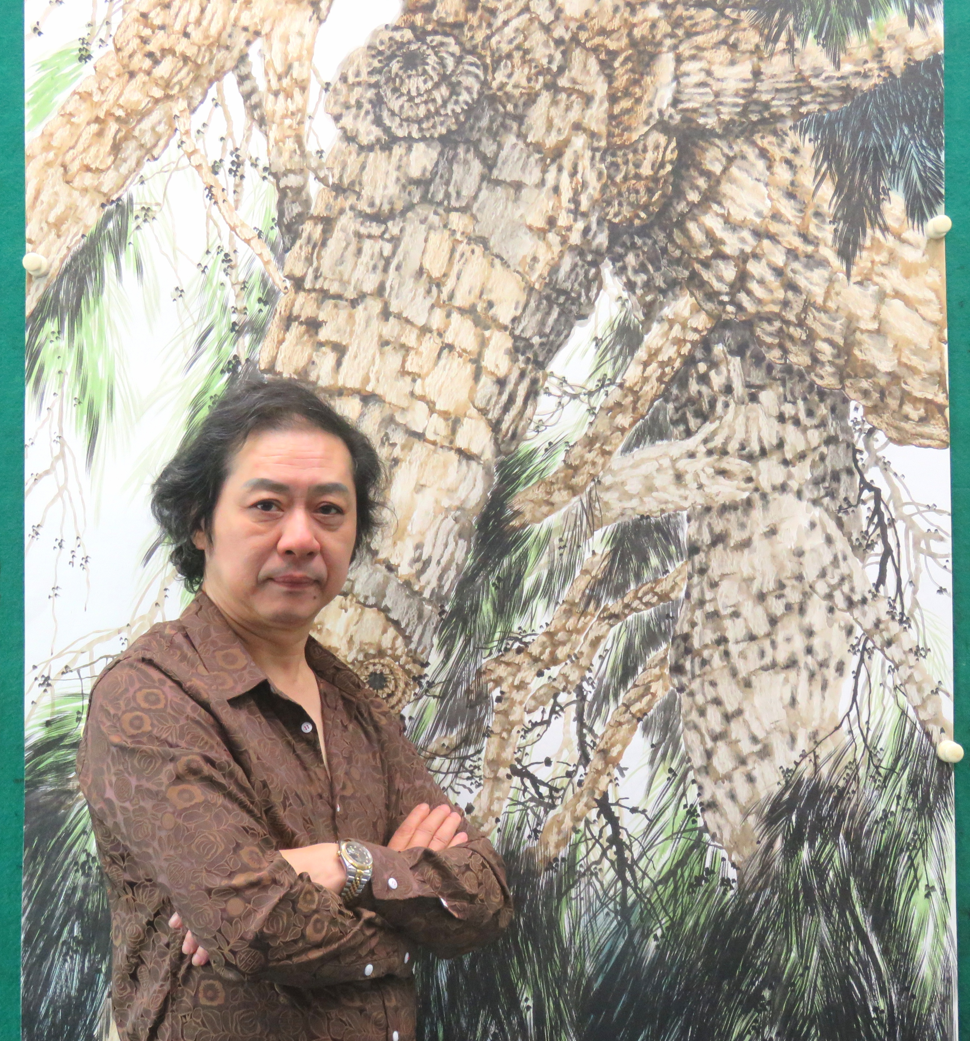 重彩画家温亚平的作品欣赏