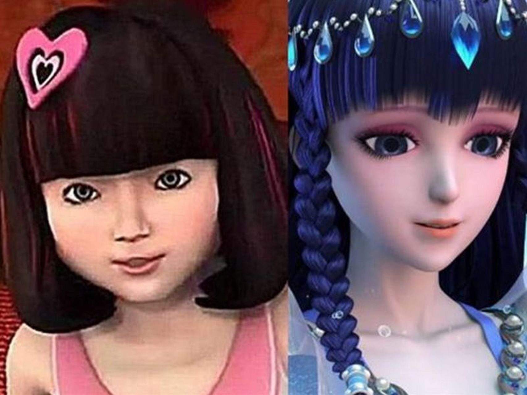 旧款神勇梦梦团,猜猜 曼多拉头发上长了个眼睛,茉莉被黑化,人物都是鬼