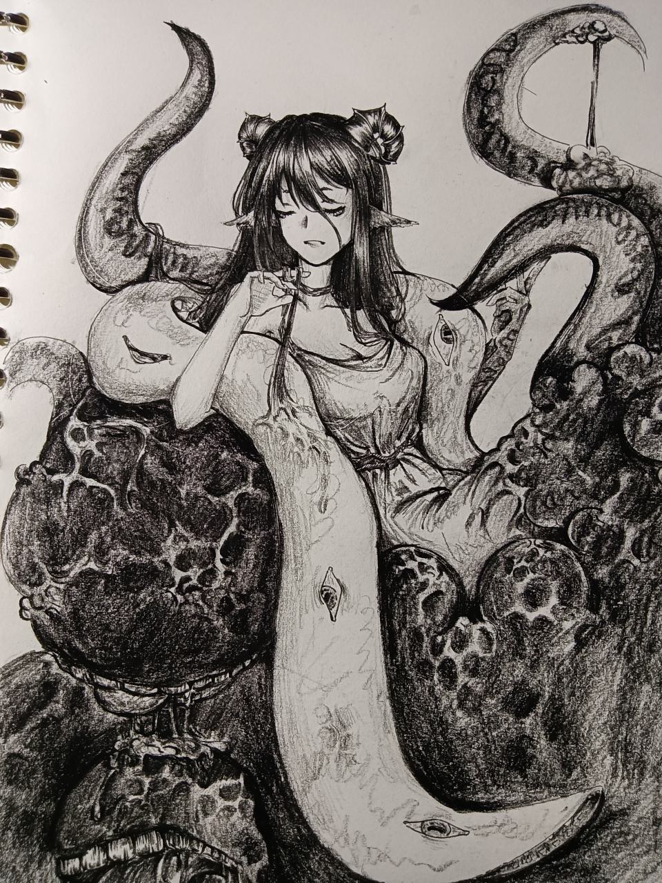 有时候我会画一些奇怪的…… 莎布·尼古拉斯 伟大的森之黑山羊