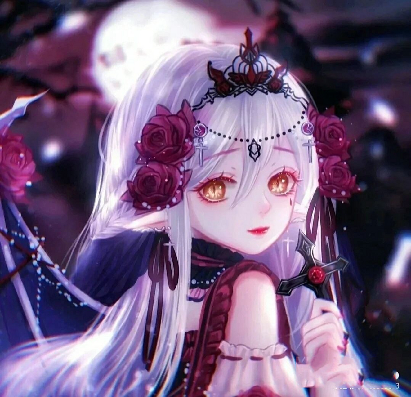 暗黑高冷女头像!