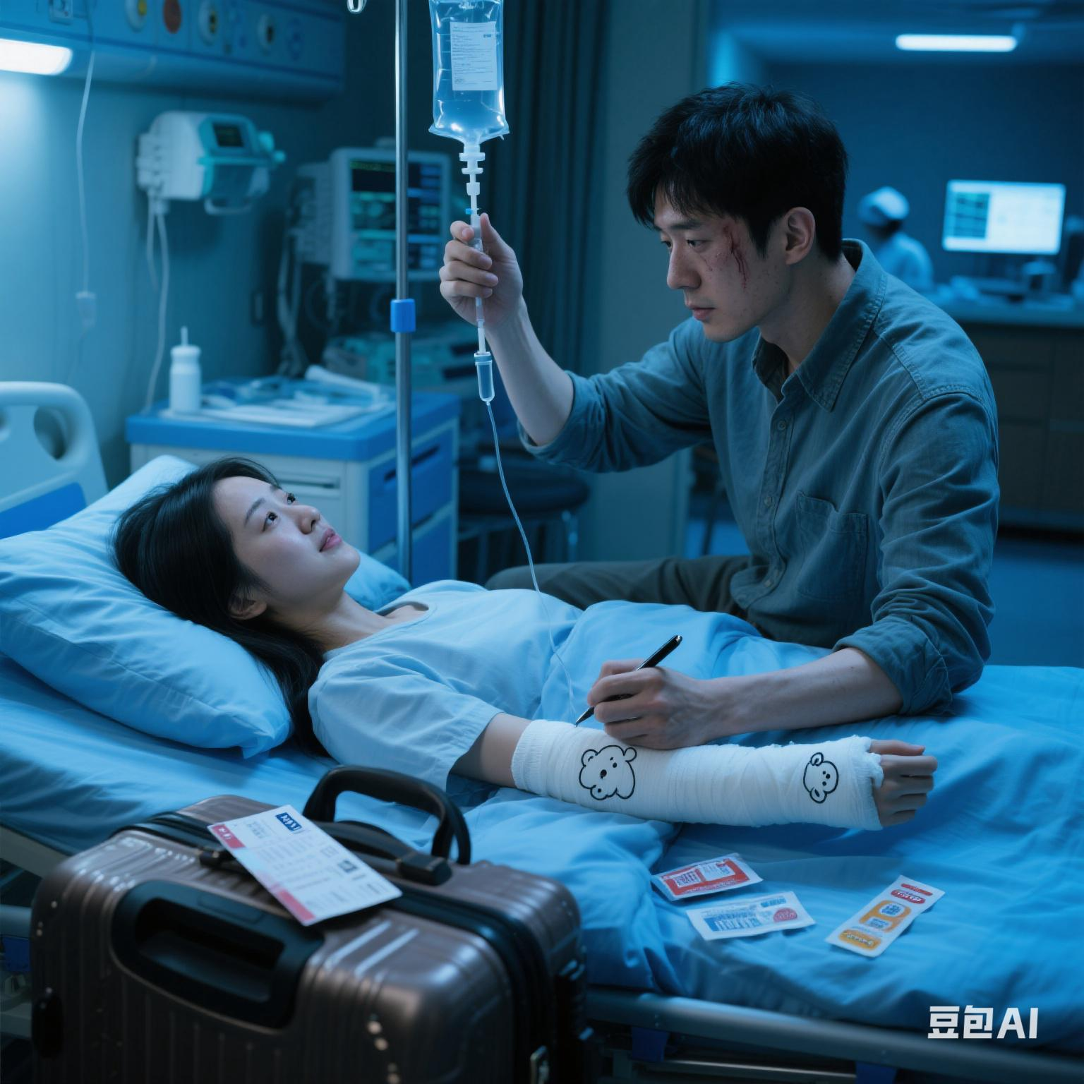 爱是具象化的安全感 深夜急诊室的蓝光下,程序员阿