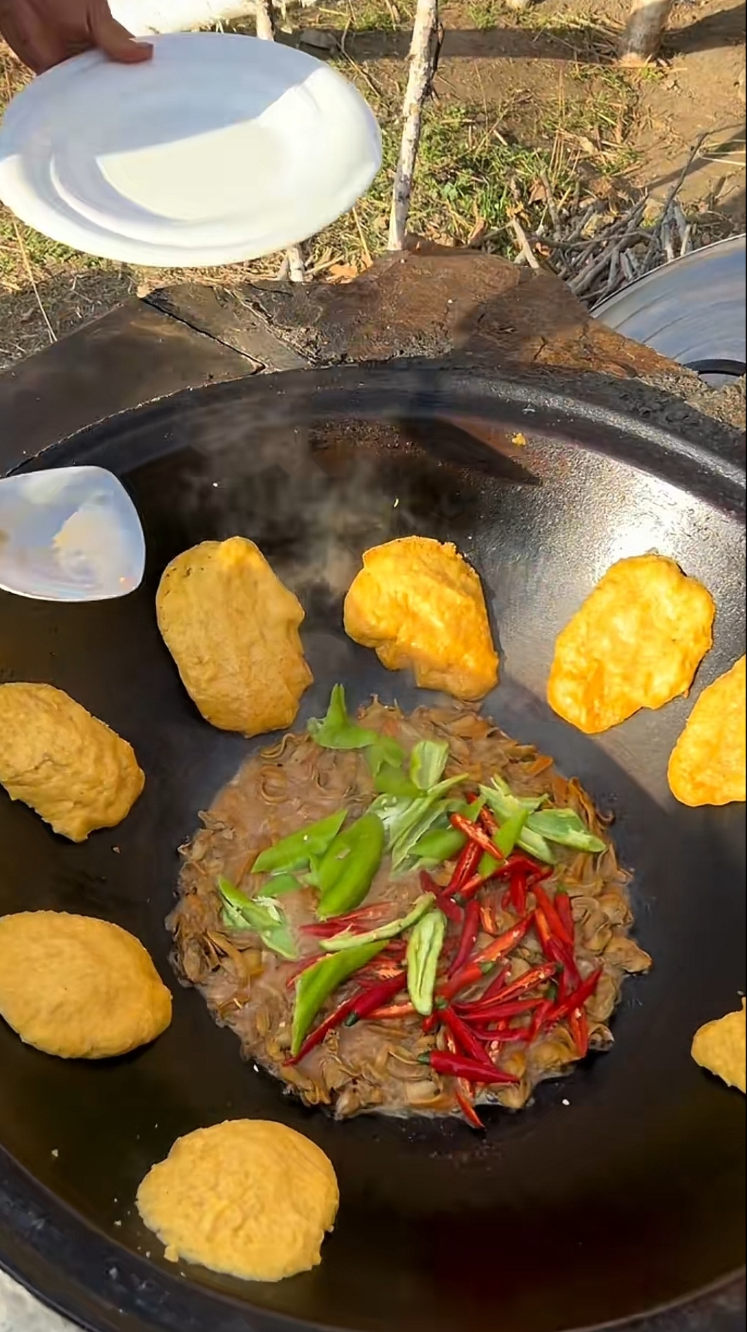 山东锅贴饼图片