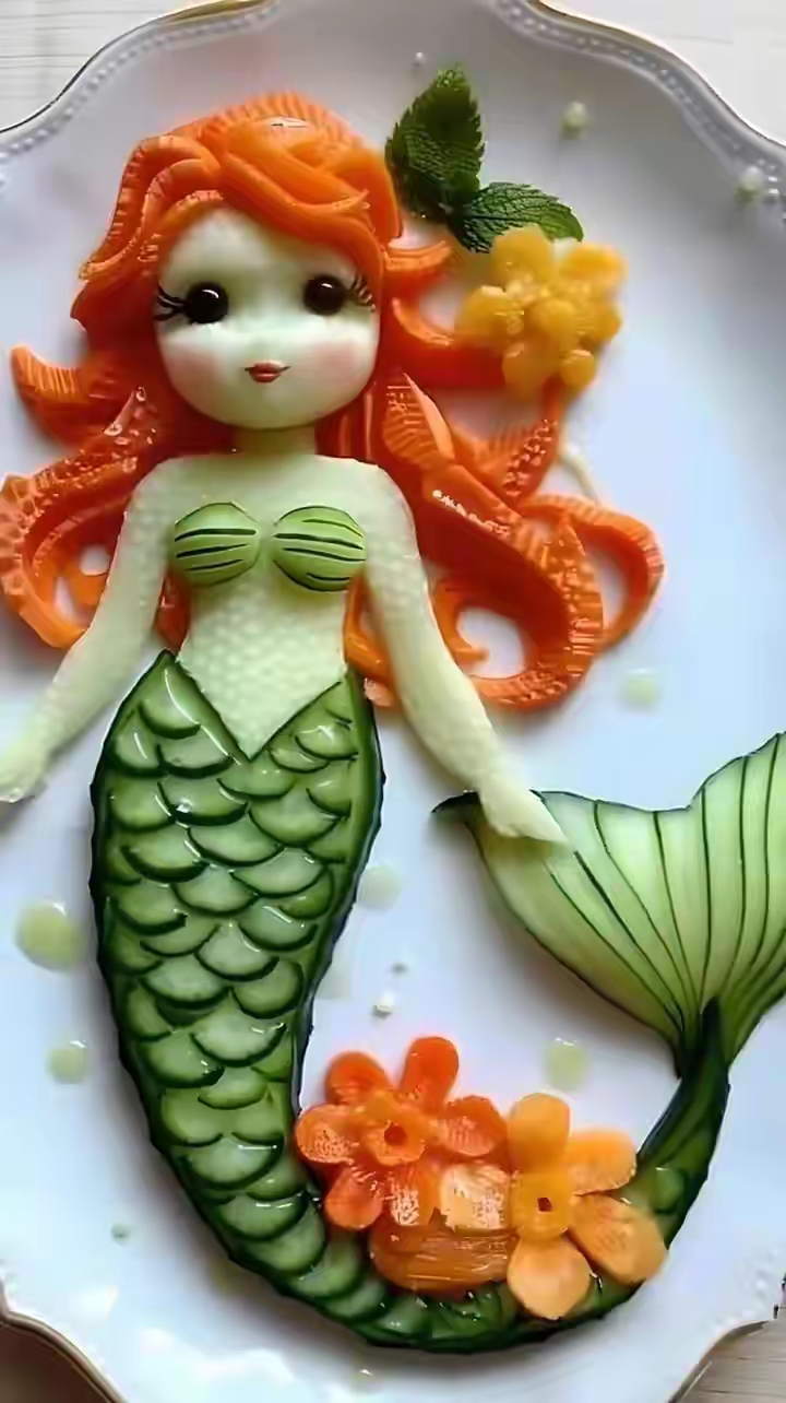 黄瓜小美女来袭    90哇塞!这个作品简直就是艺术品级别的存在啊!