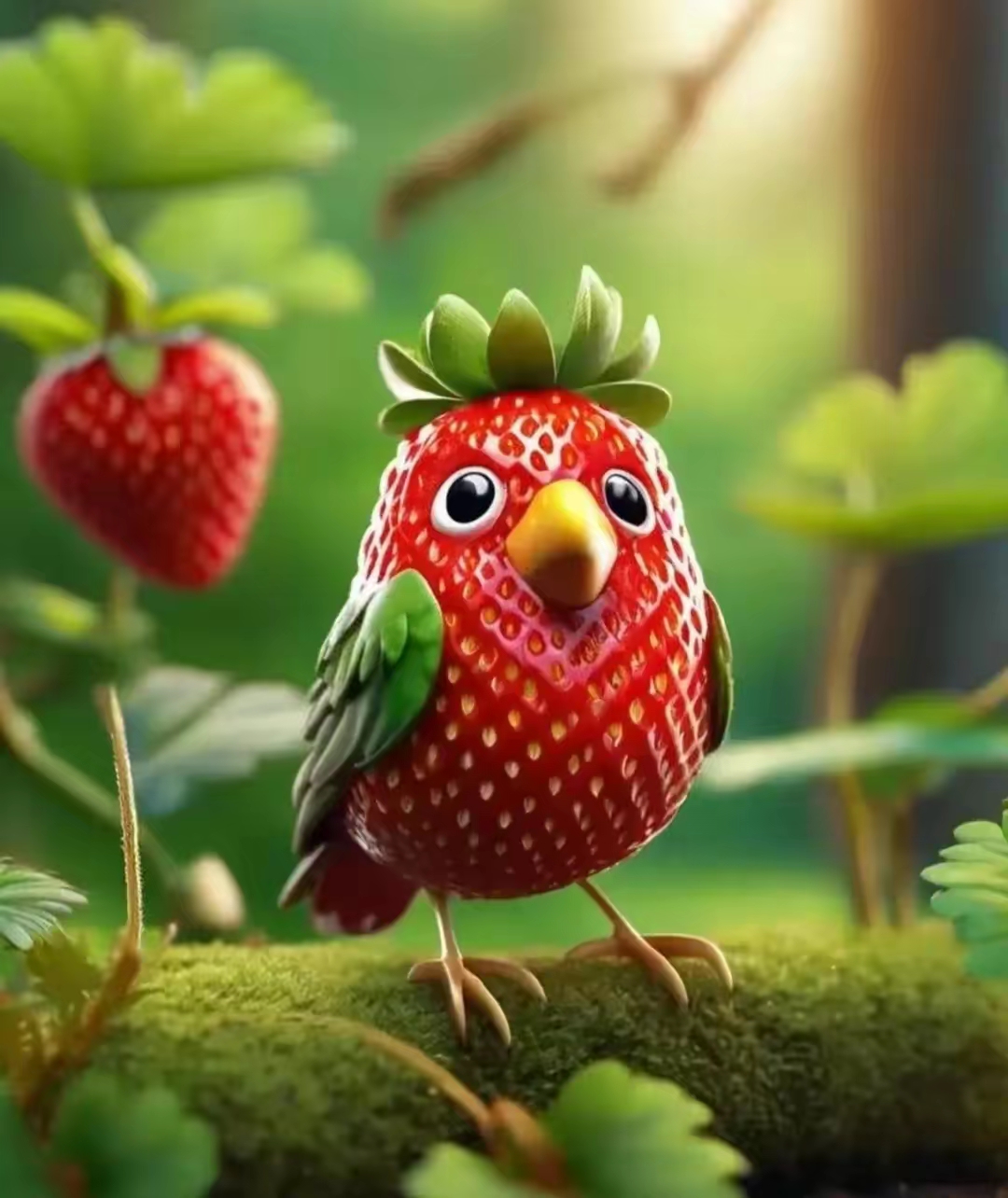 可爱的小草莓91小动物 96梦幻之旅,邂逅自然与艺术的奇妙融合!