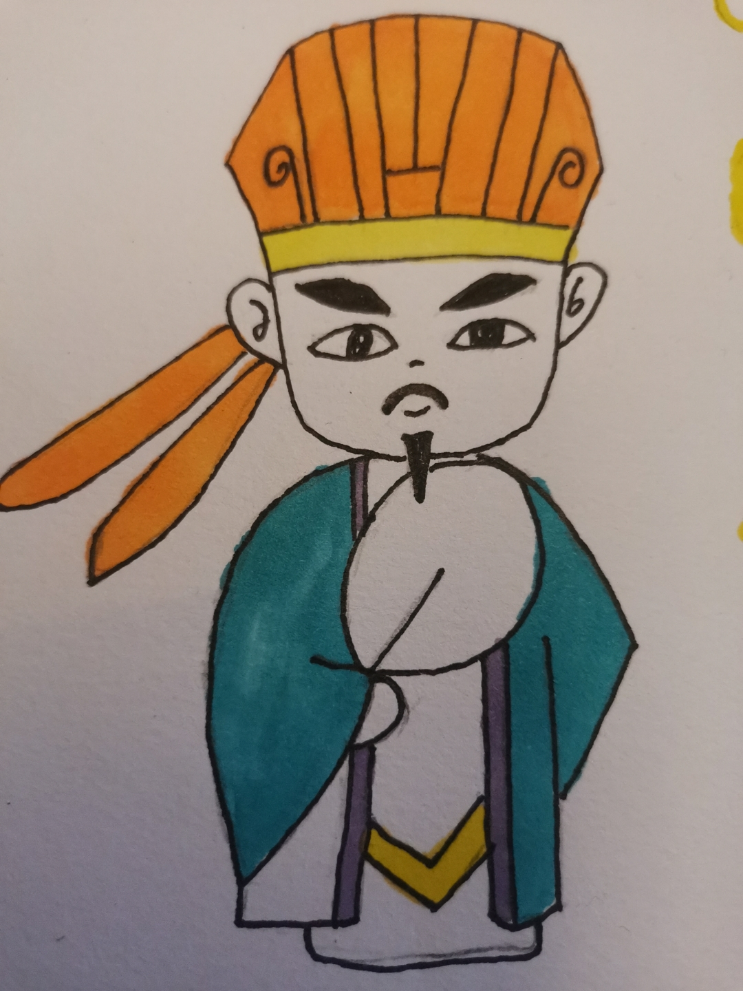 诸葛亮有颜色的