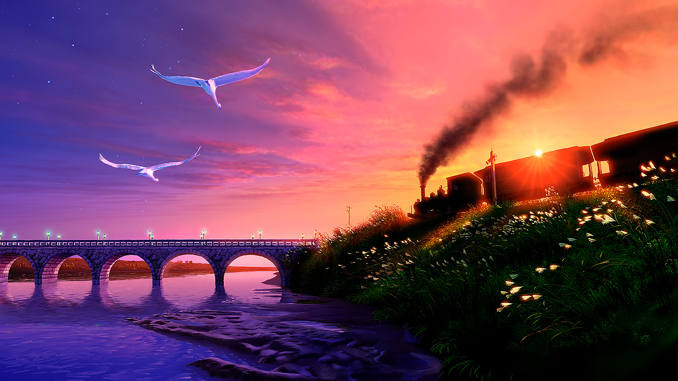 动漫绝美风景#二次元美图# #动漫美图