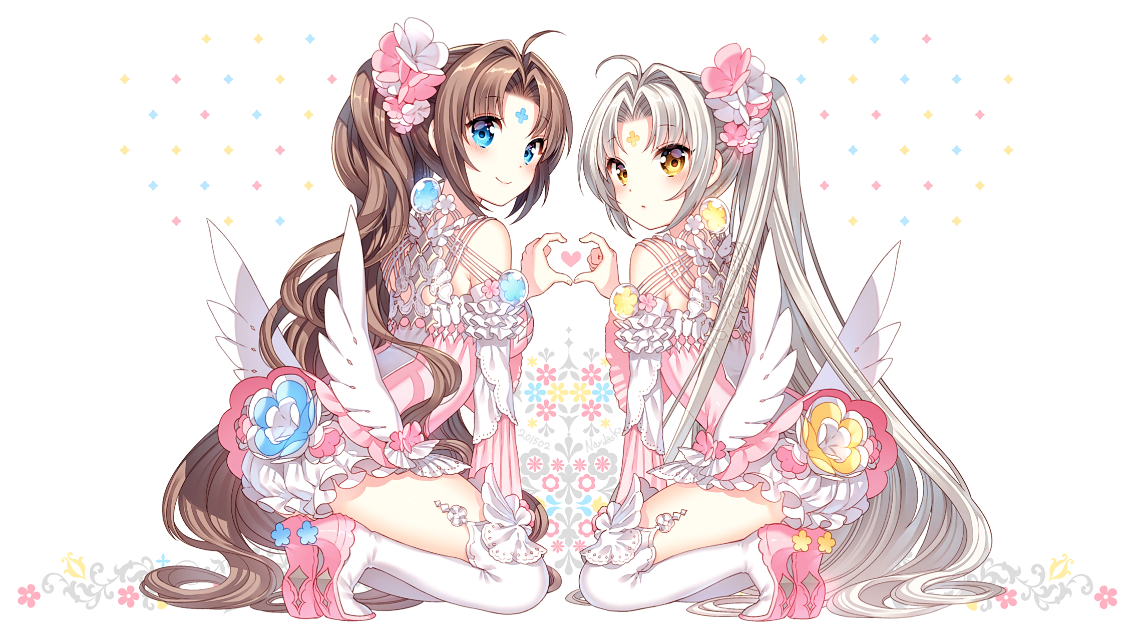 双胞胎姐妹花#二次元美图# #动漫美图