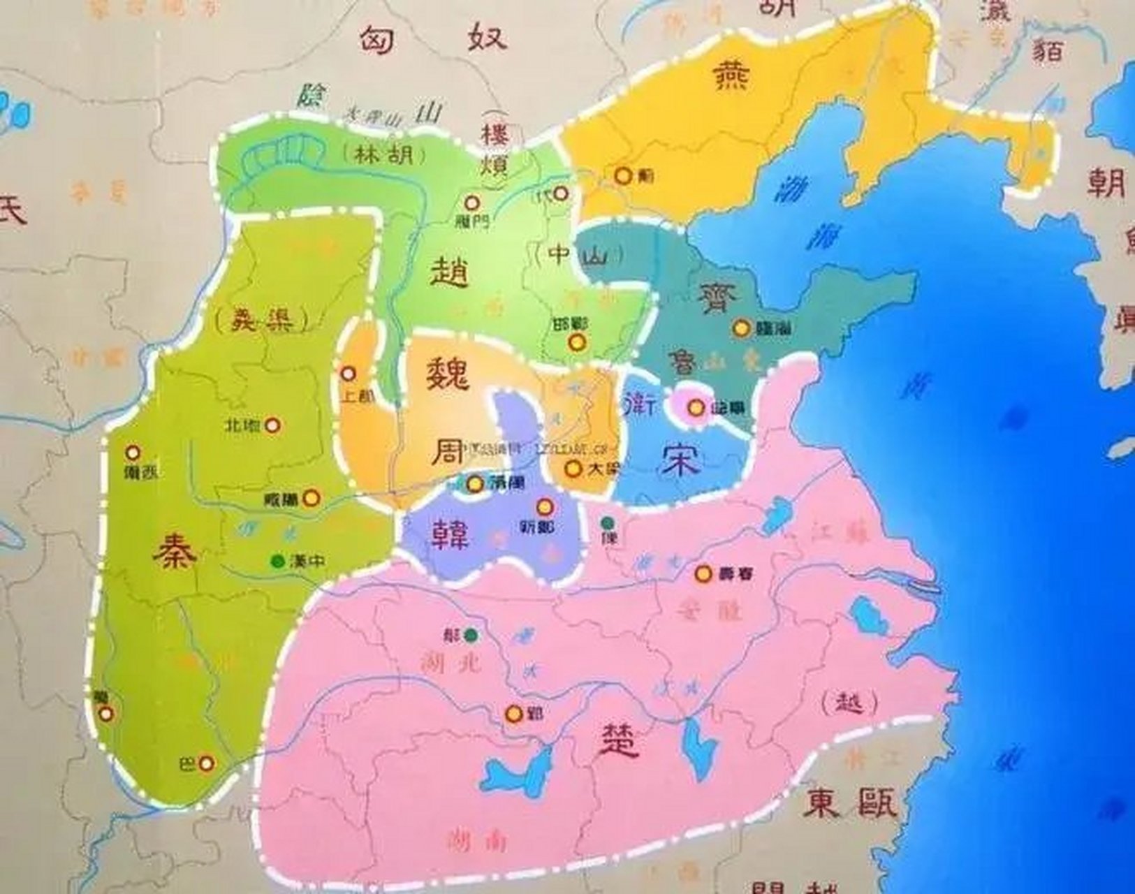 宋国本为商朝后裔,春秋时期宋襄公就已经一度成吧.