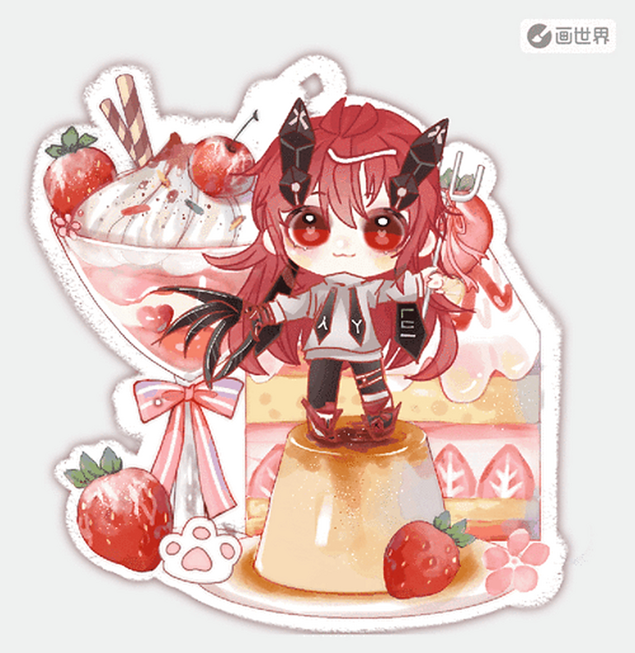 凹凸世界赤星#  好冷的一个角色……(赞赤党应该知道 赤的九宫格 (不