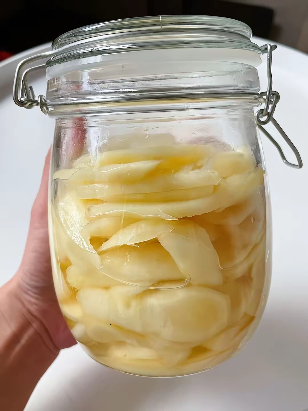 我妈扶着墙下楼梯忍者剧痛,我真的醋泡生姜泡姜醋泡生姜图片永福泡姜