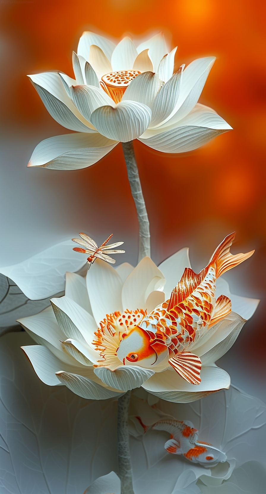 鱼儿游得好悠闲,荷花也开得正艳,还有蜻蜓在跳舞,感觉自己都沉醉在这