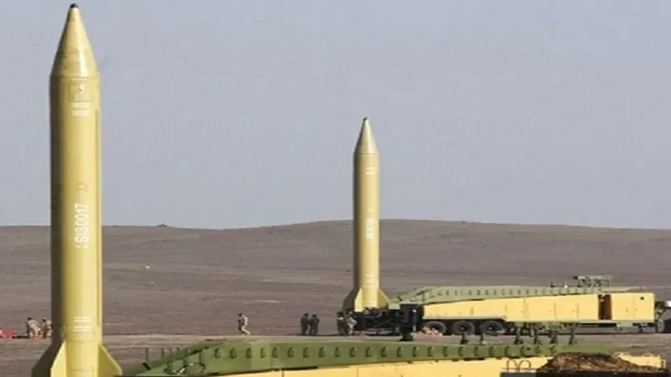 伊朗现役的能够打击以色列本土的各型弹道导弹和巡航导弹.