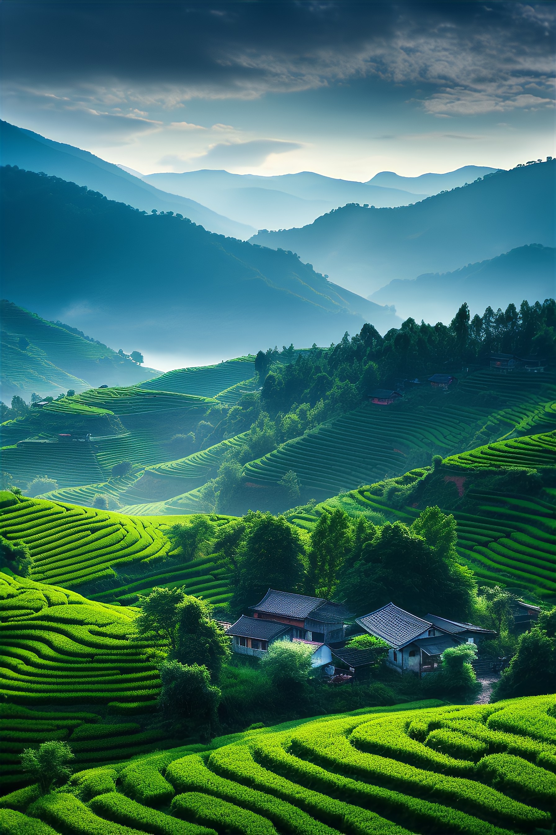 92梯田景观,如诗如画,美到令人窒息!