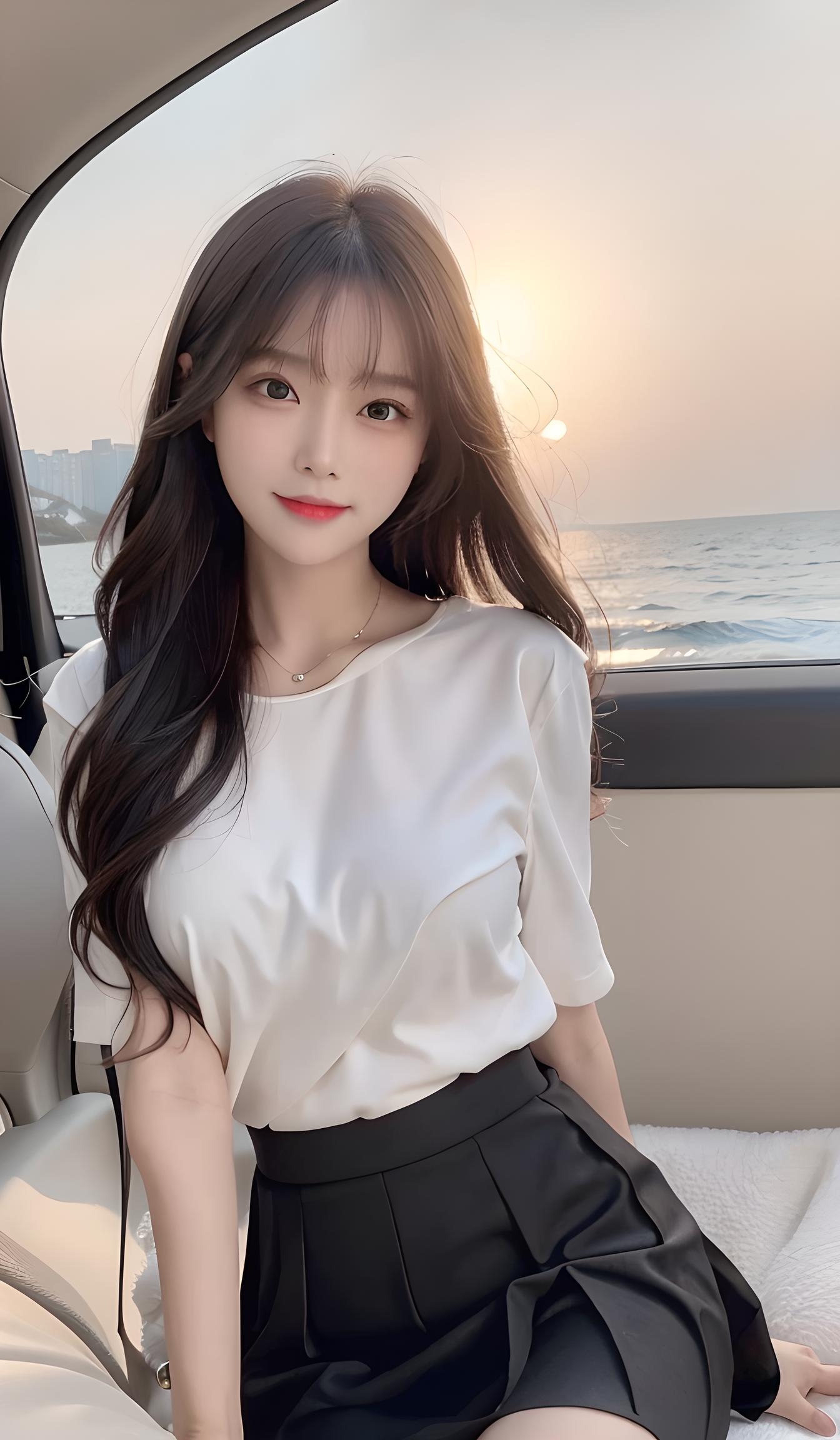 9815她身着简约而不简单,长发随风飘动,散发着无法抗拒的魅力.