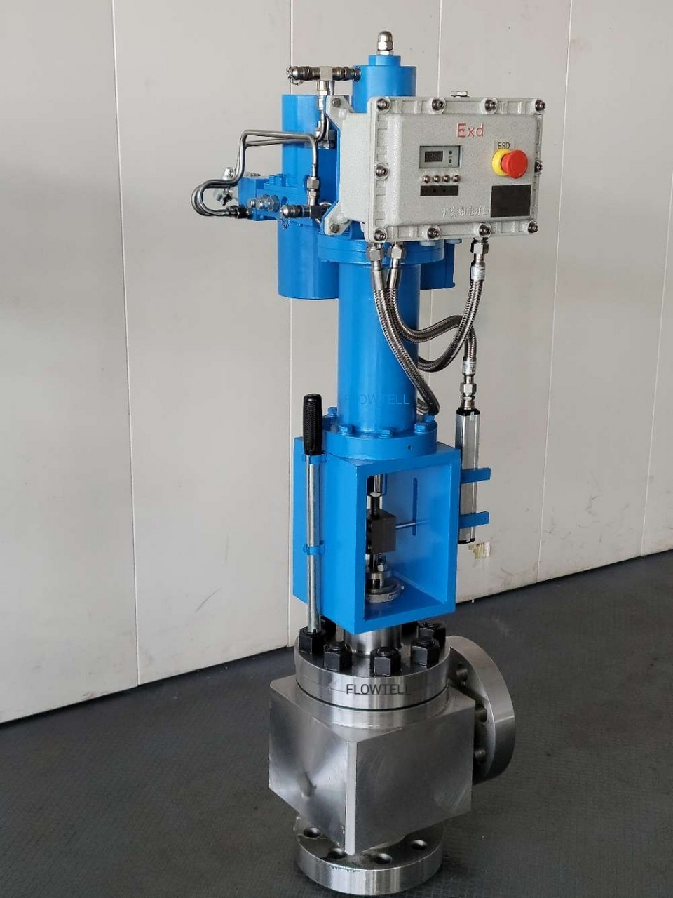 直行程弹簧复位电液联动调节阀