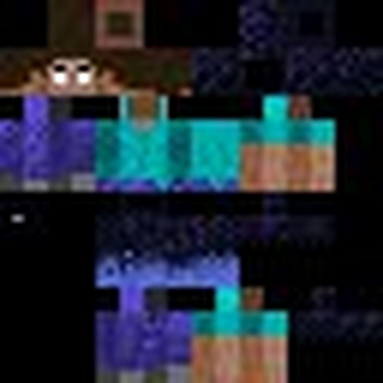 我的世界烦人的村民him本体皮肤分享!