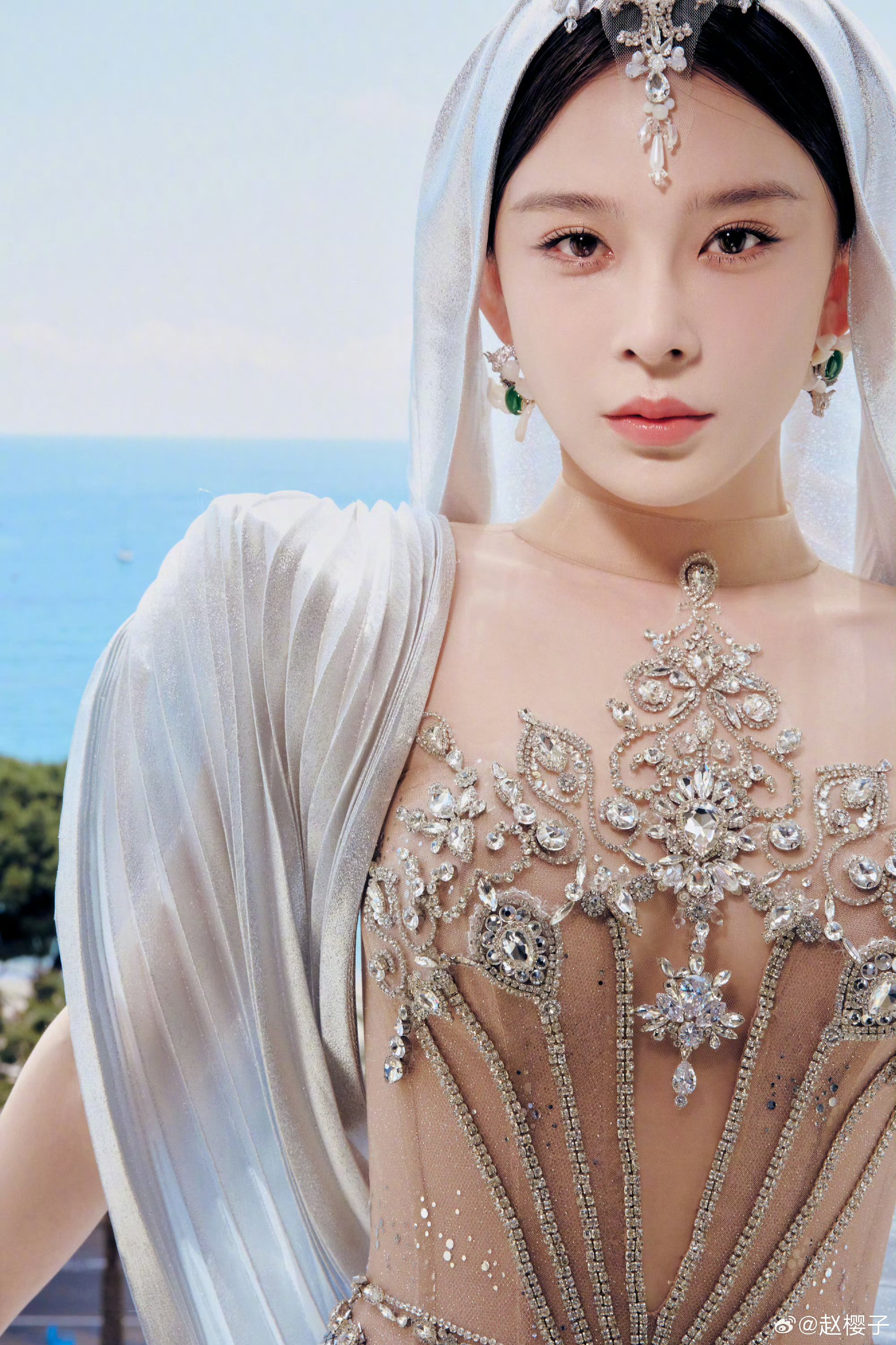 动态连更挑战#这次戛纳红毯,赵樱子可太有"故事"了!