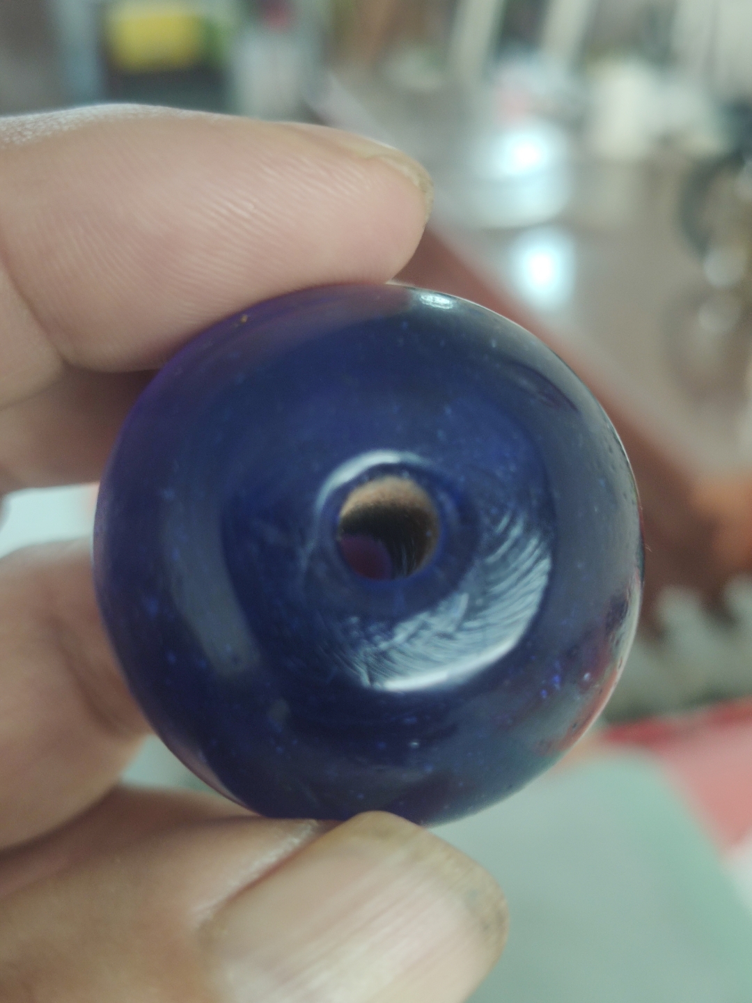 清代三品琉璃顶珠