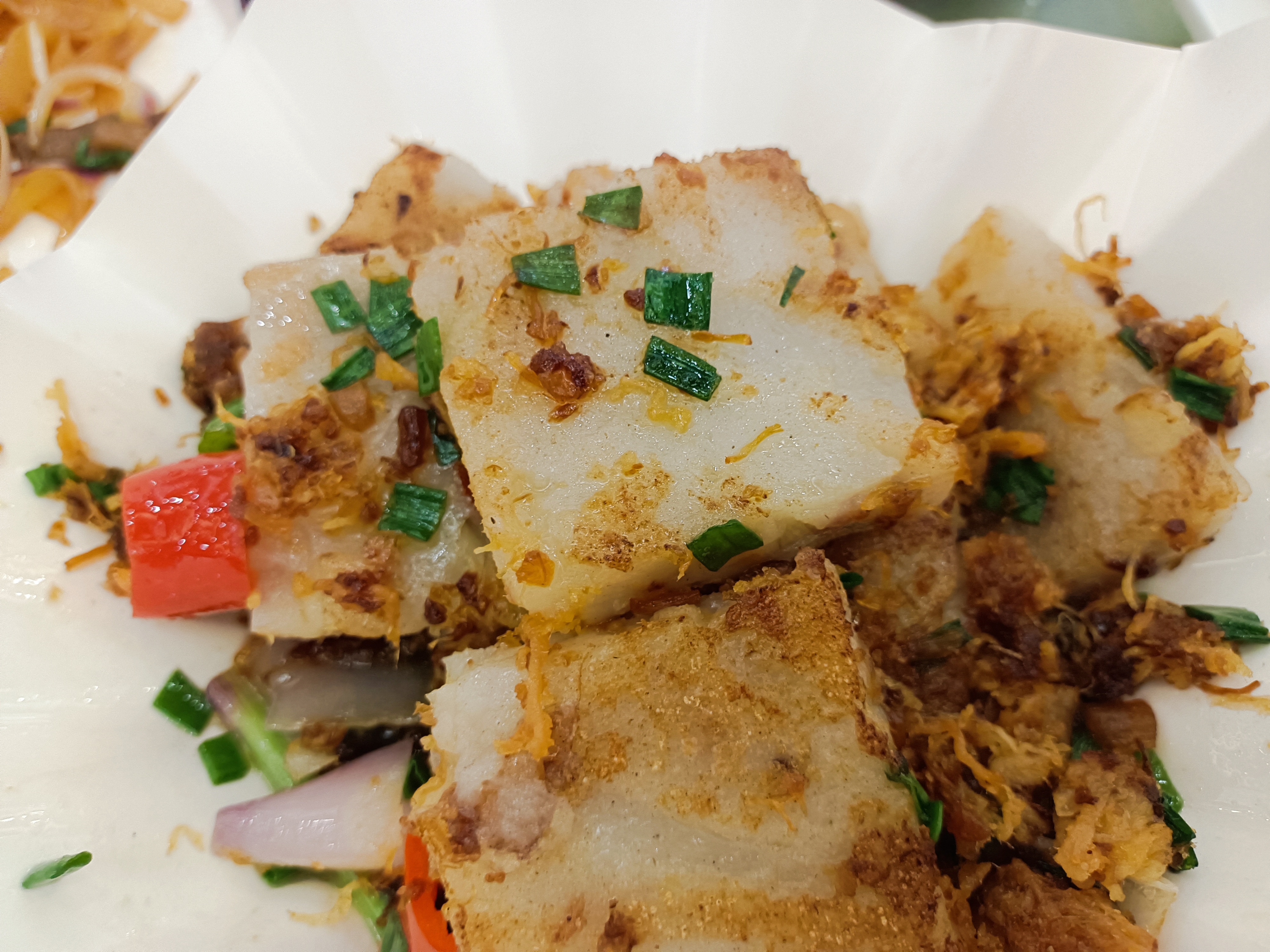 xo酱炒萝卜糕是广东早茶点心中的经典之作