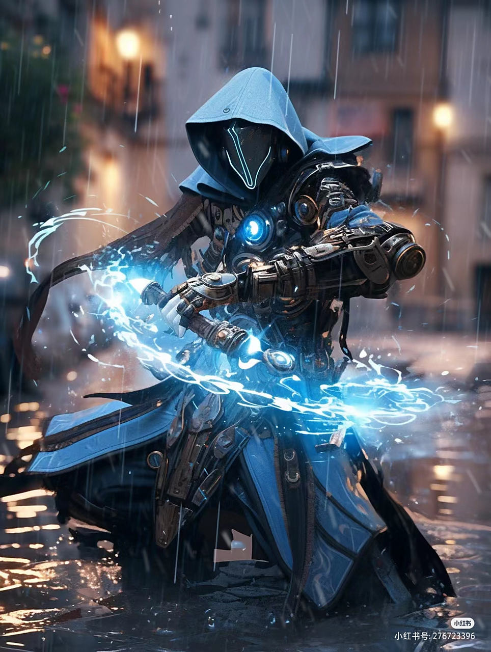 ai绘画赛博朋克机甲