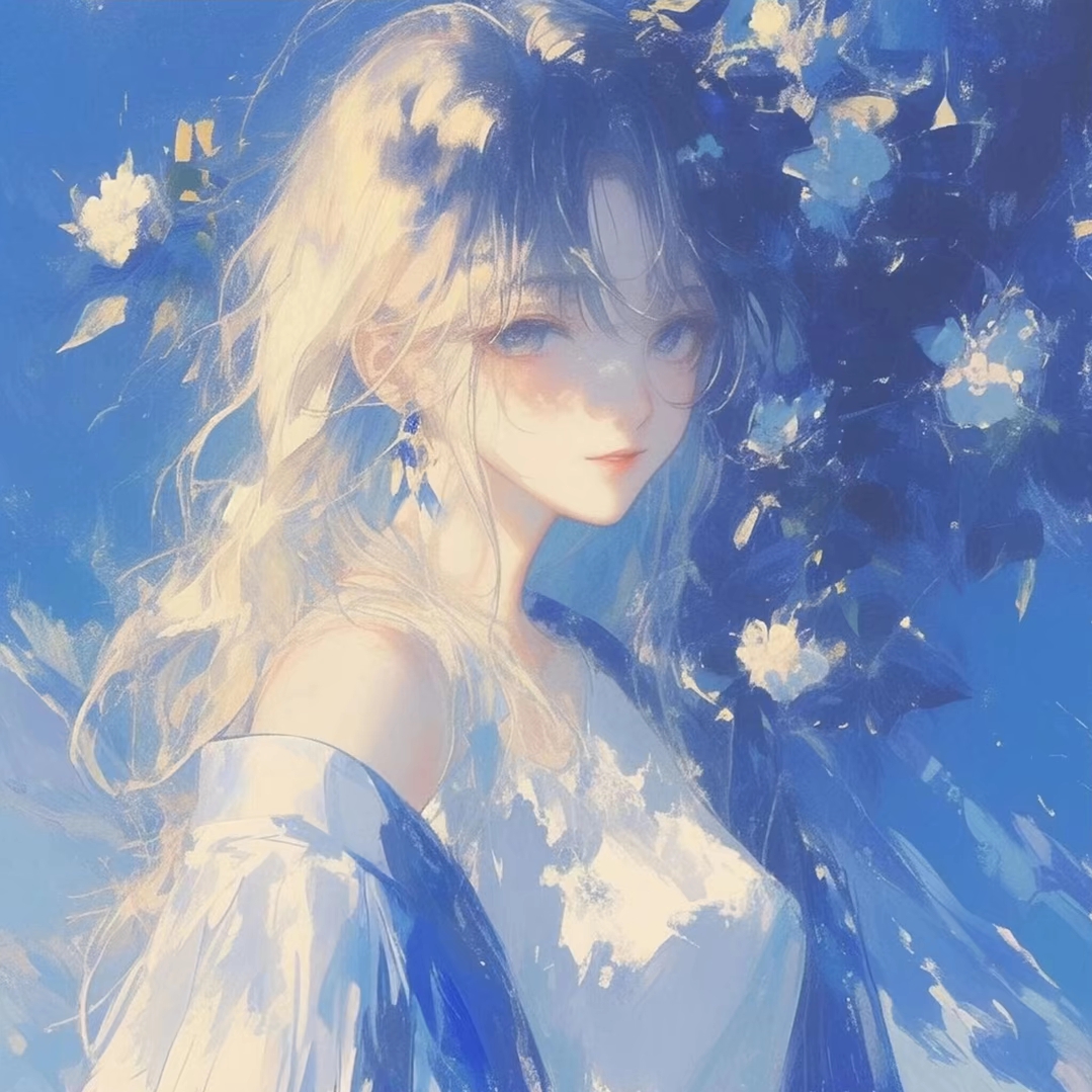 山茶花读不懂白玫瑰#治愈系女生头像# #动漫女头