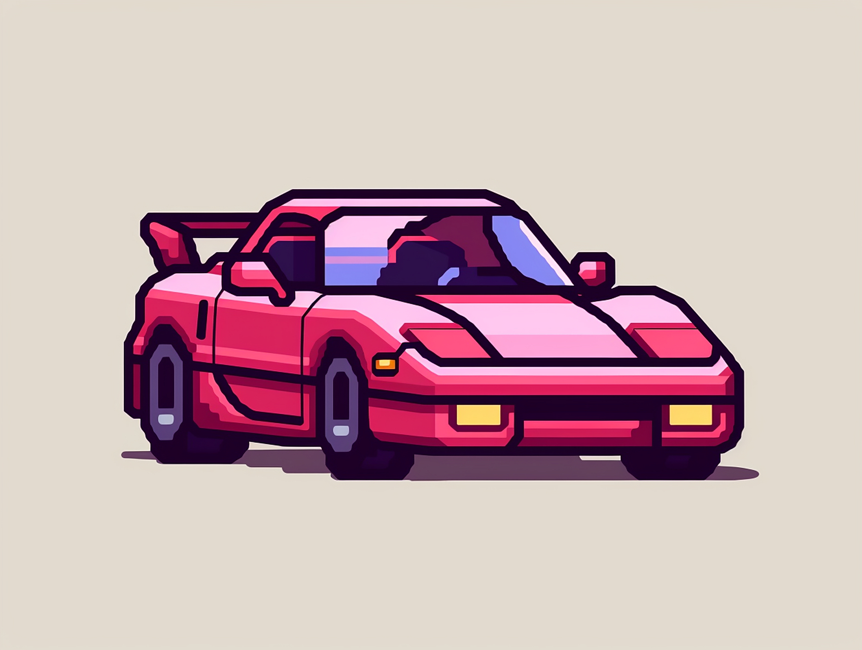 跑车# 像素风跑车