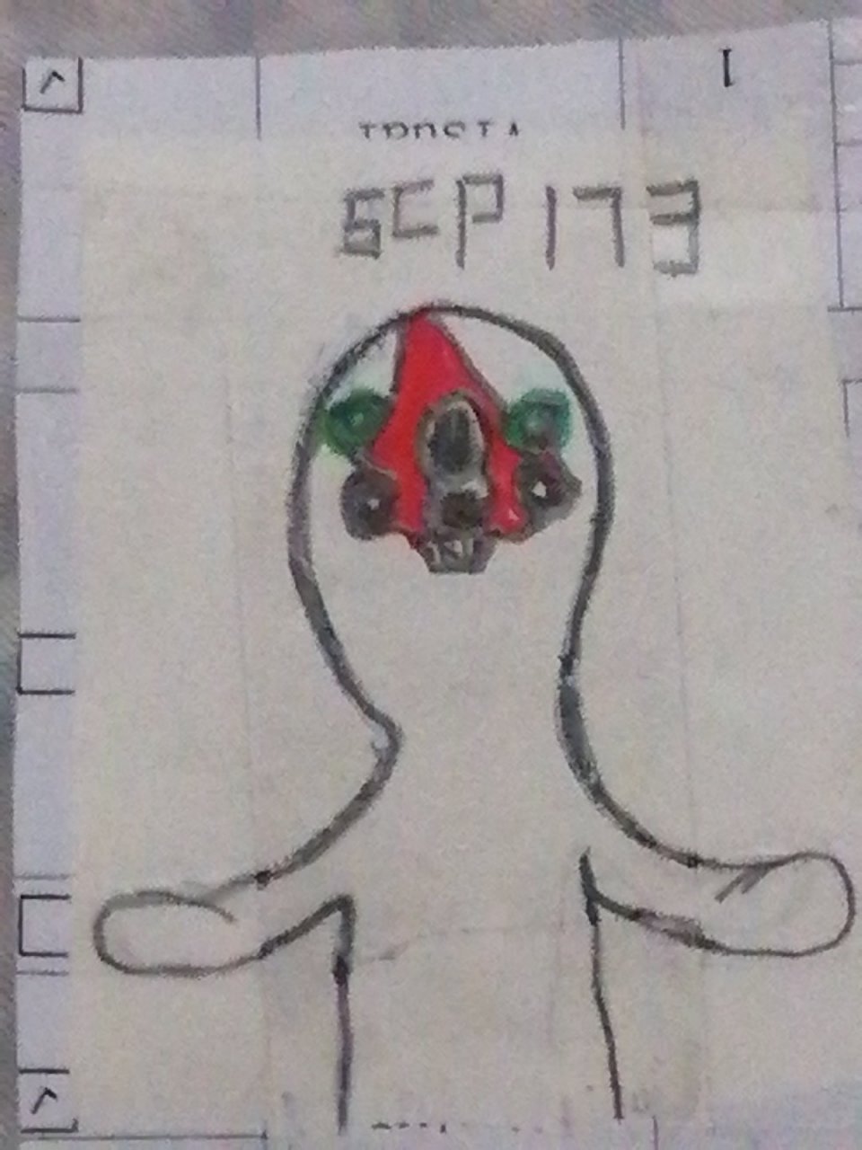 我画的scp 173