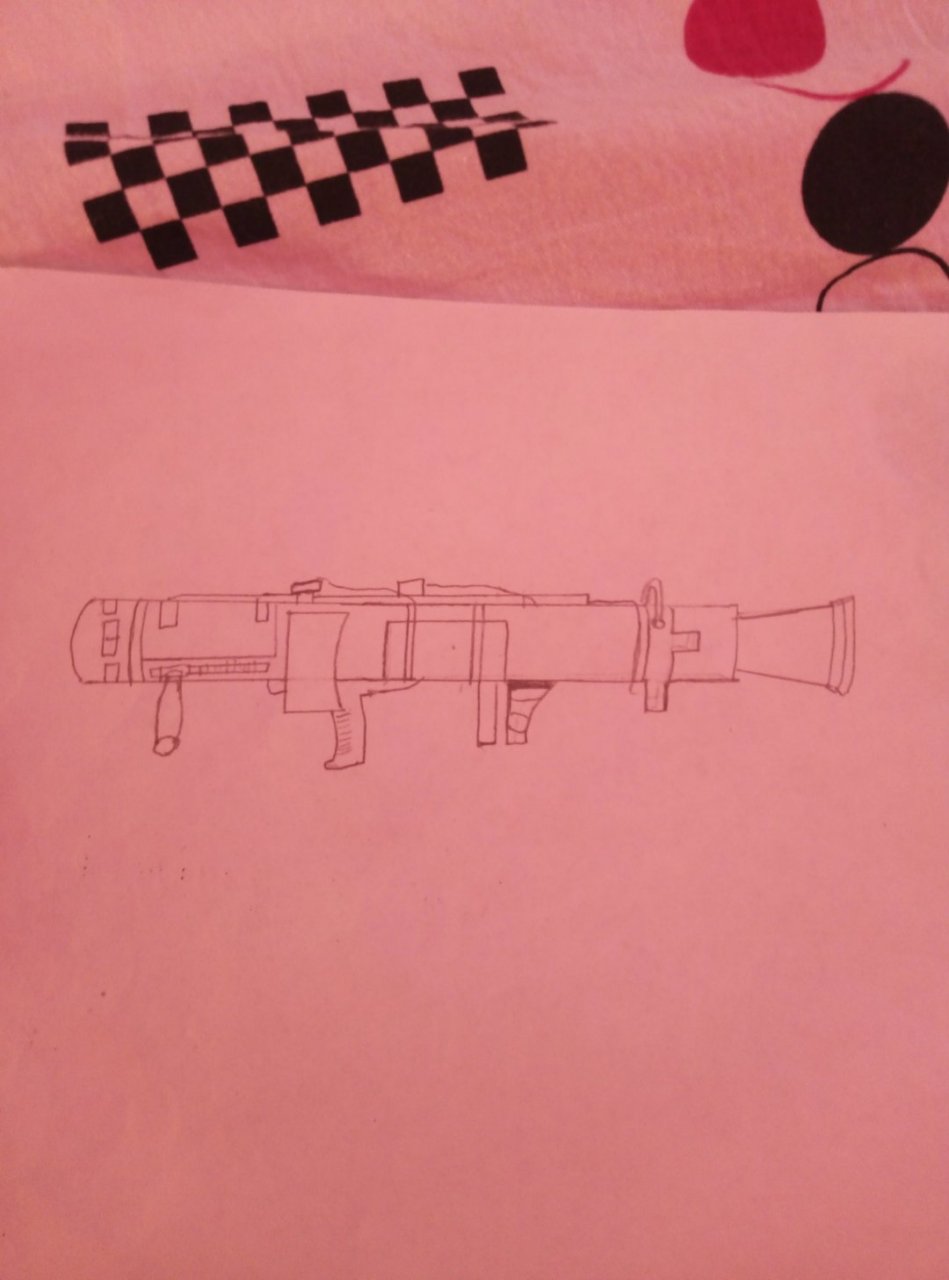 大家来看一下我画的和平精英火力对决里面的追踪导弹.