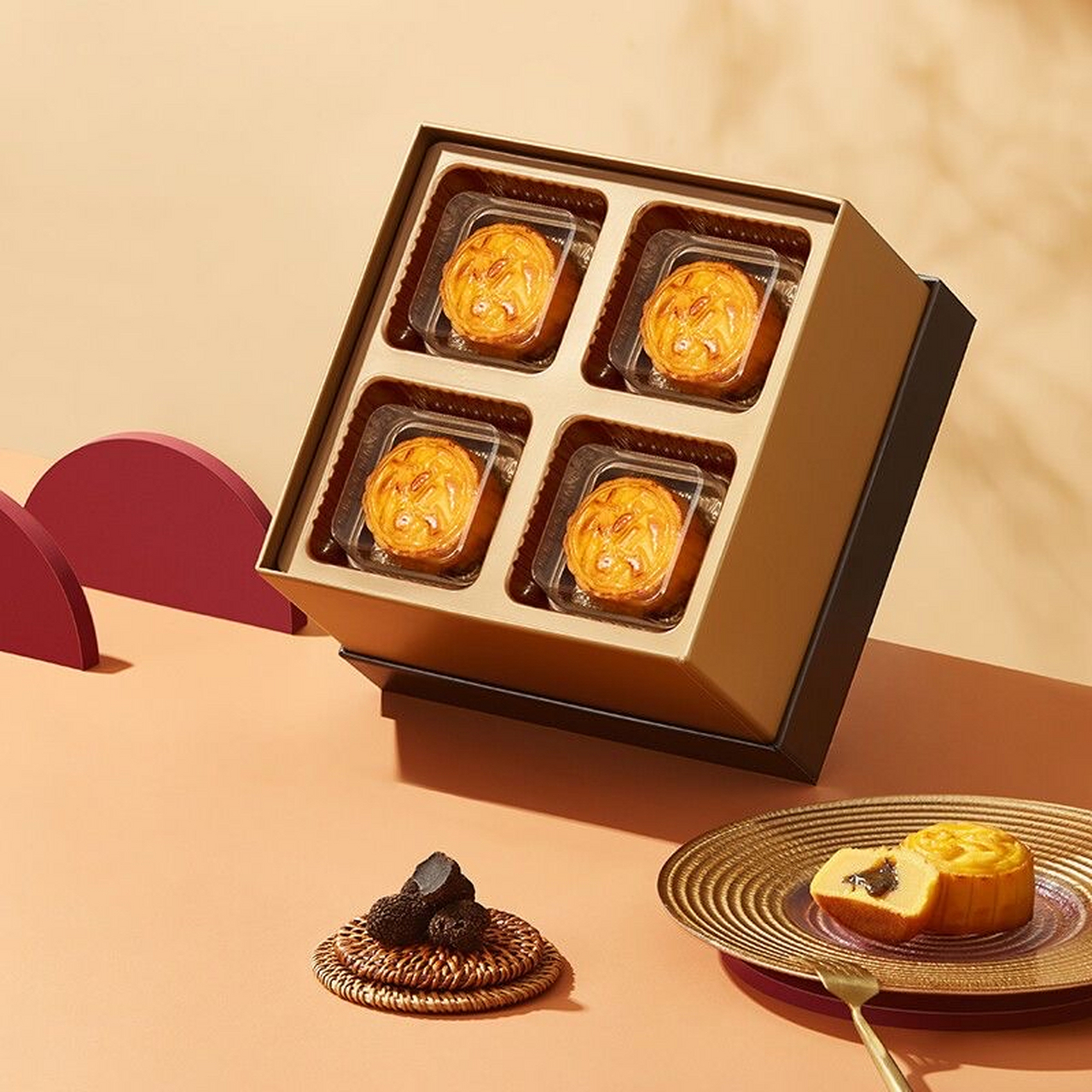 香港锦华月饼礼盒月饼送给最重要的人