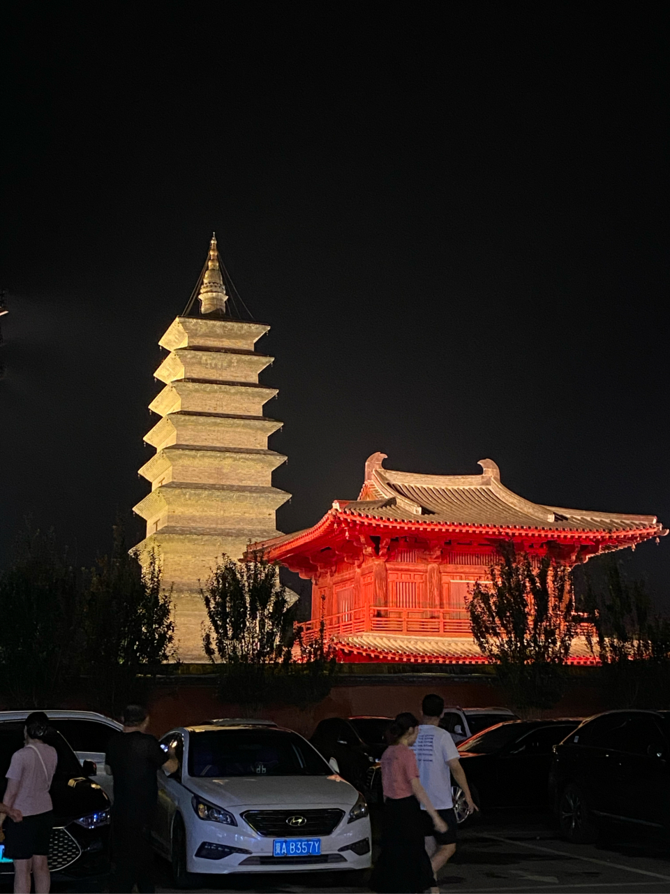 正定夜景