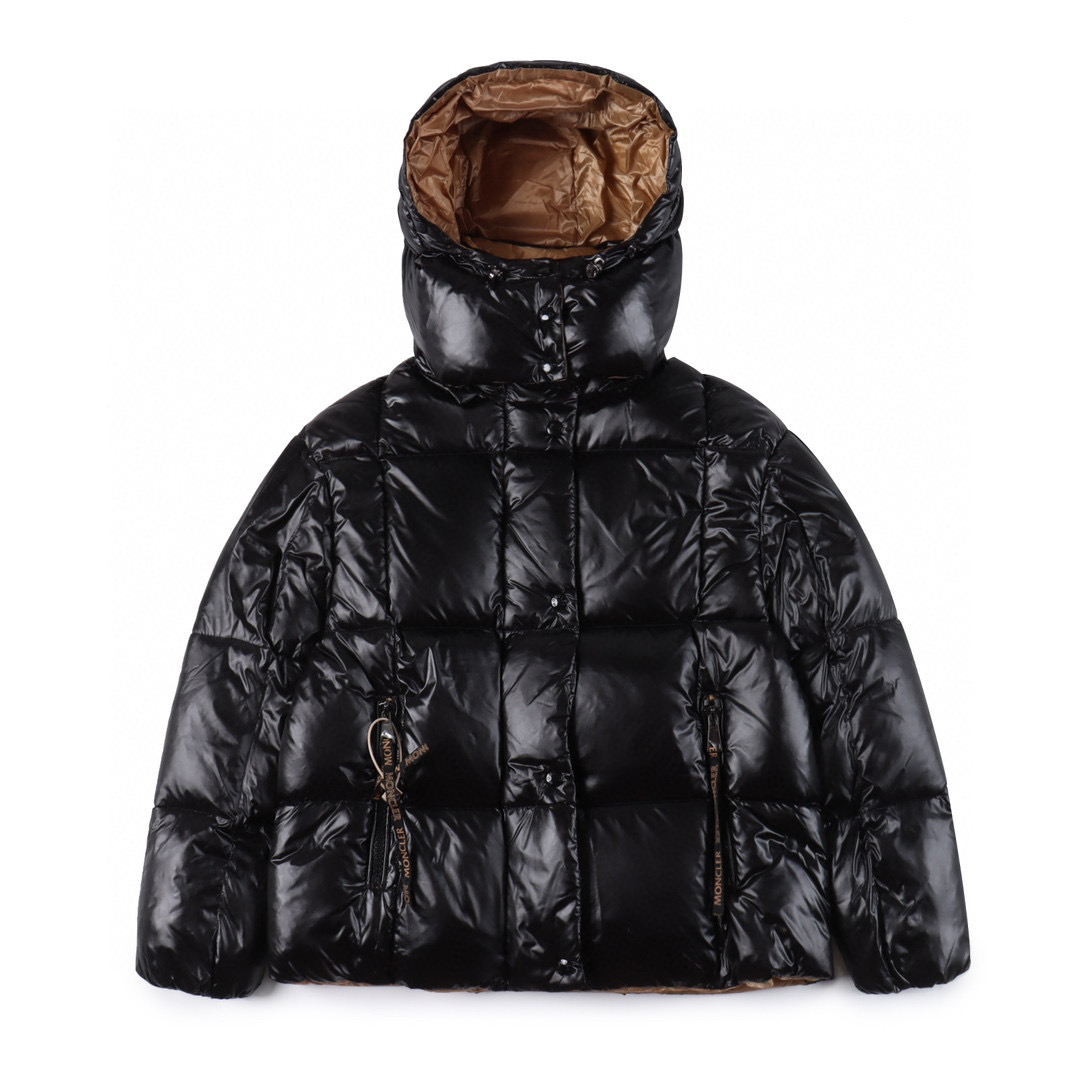 moncler 蒙口 liriope系列  纯色防水尼龙系列 斜拉链徽标logo连帽