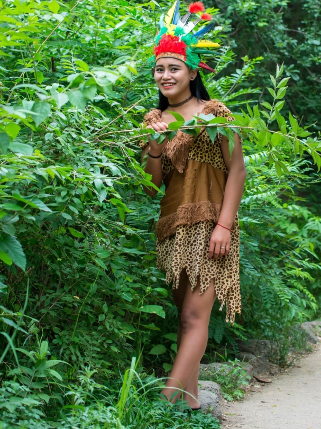 佤族美女.#图文动态同步大赛