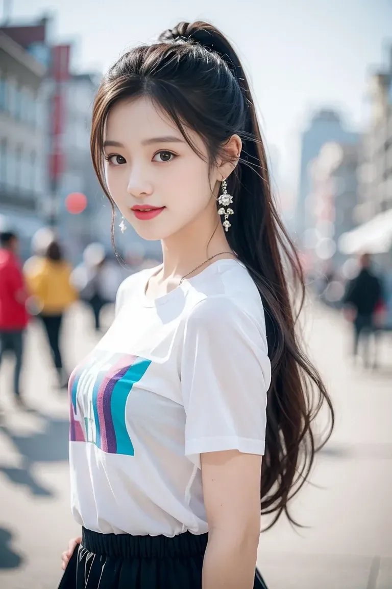 浓眉大眼美女长发飘飘美女大眼长发美女自己靠在床头的图片美丽的女孩