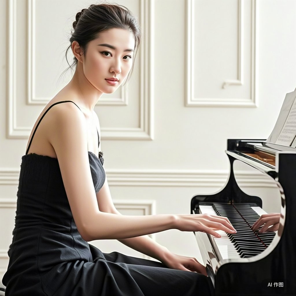 在那静谧而温柔的黄昏里,有一抹身影,宛如从古典画卷