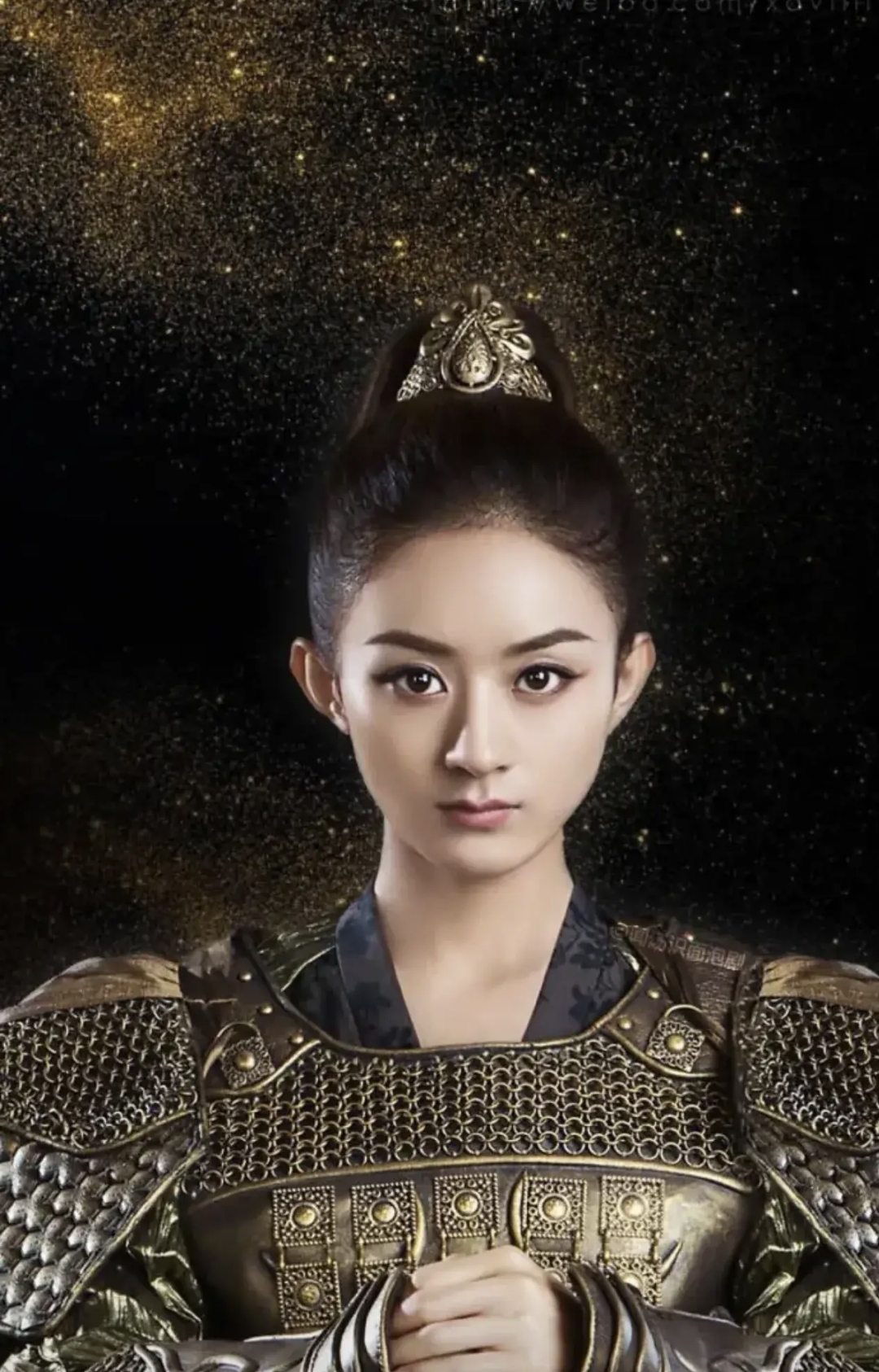 同样演武将,赵丽颖的"楚乔"目光坚定,杀气腾腾,给人一种无坚不摧的