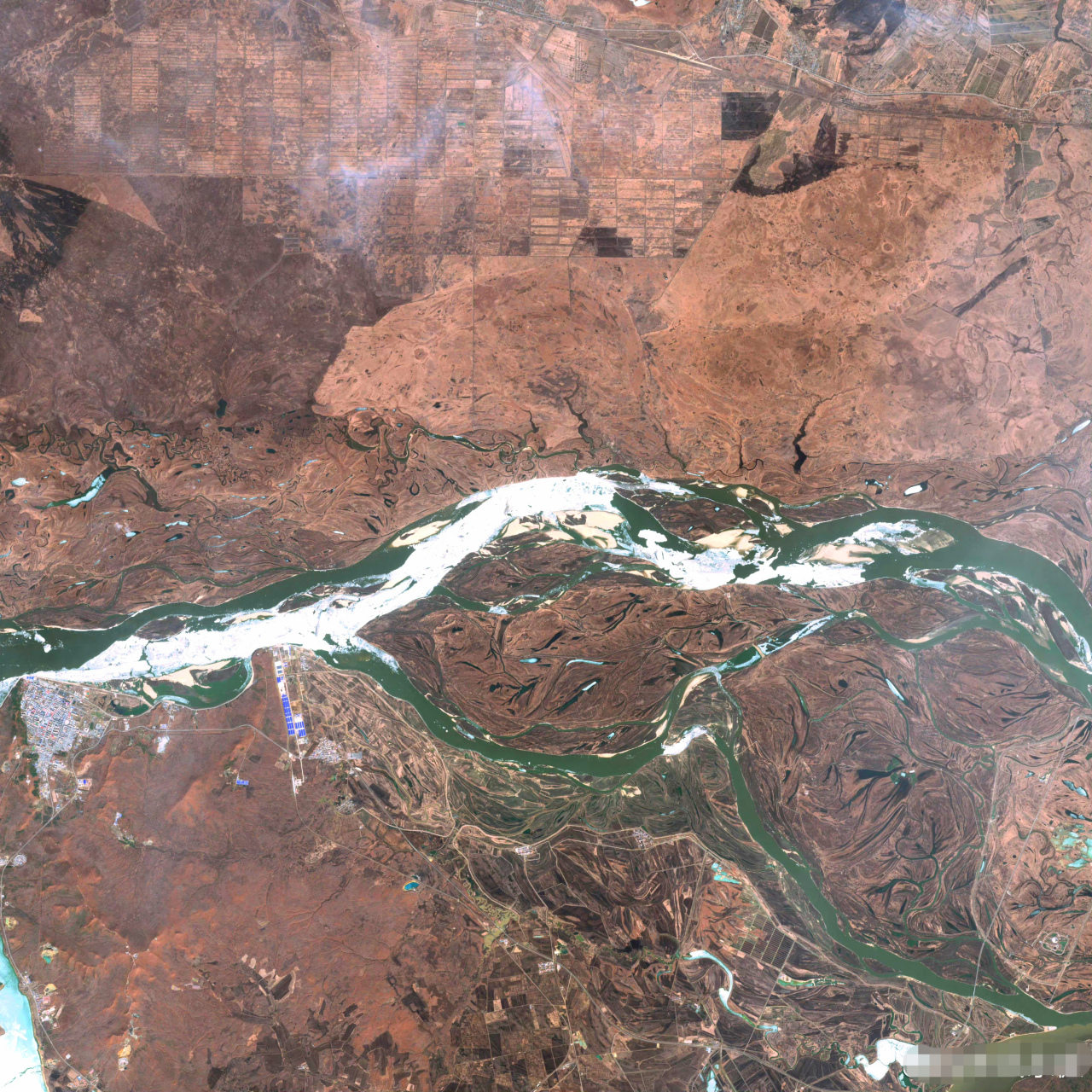 中国黑瞎子岛最新卫星图片(4.