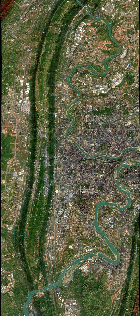 重庆市最新卫星影像图片(4.