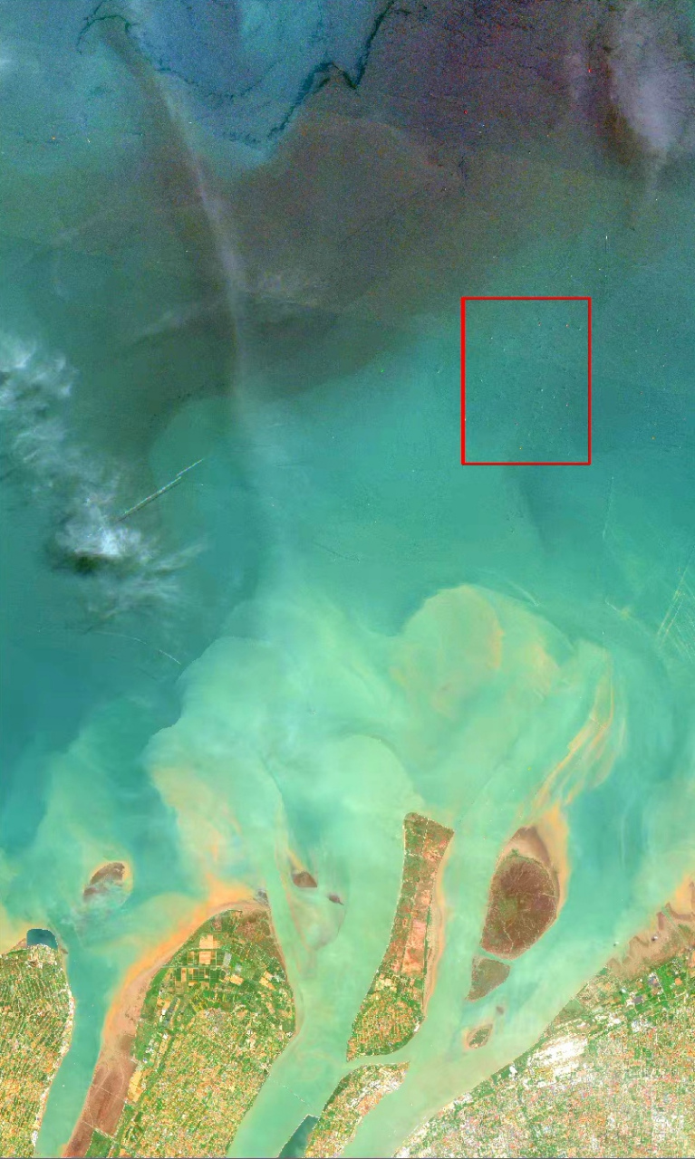 长江口岛屿变化最新卫星图(4.