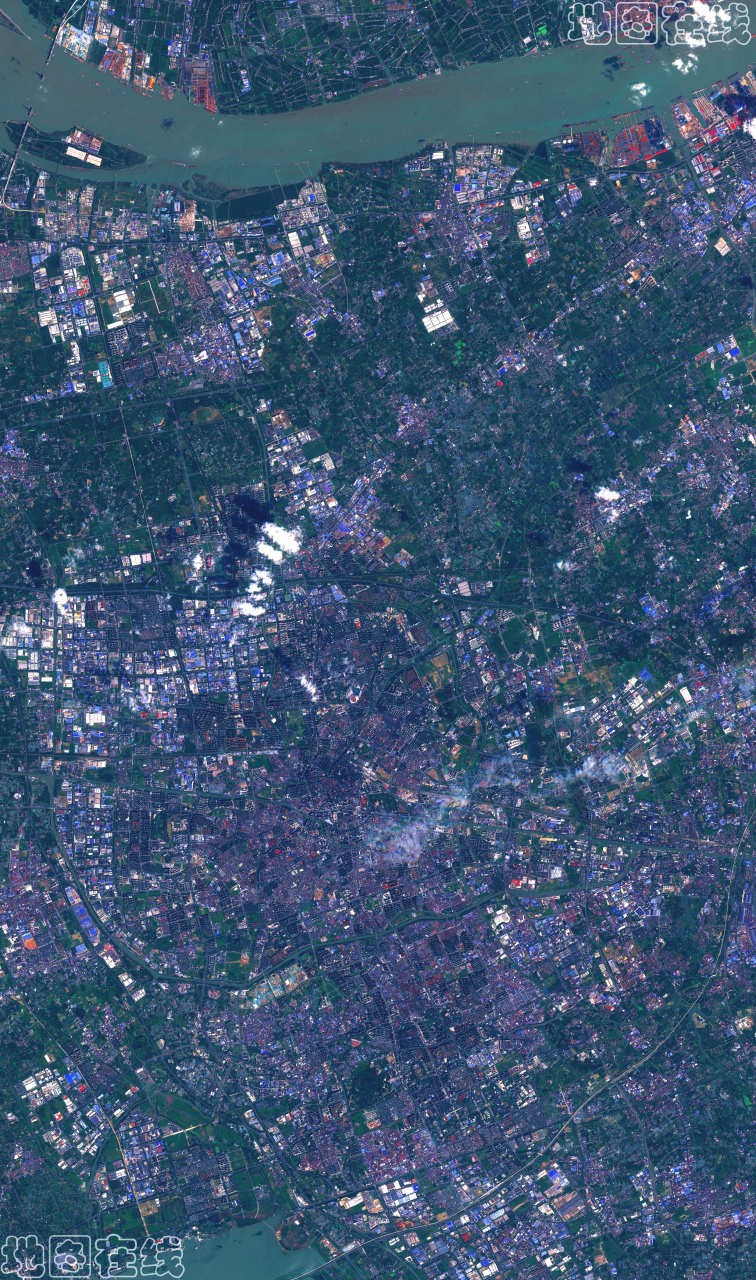 5) 2023年10月5日卫星影像图片,江苏省常州市(地图在线)