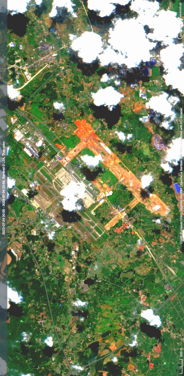 广西南宁机场最近卫星图(7