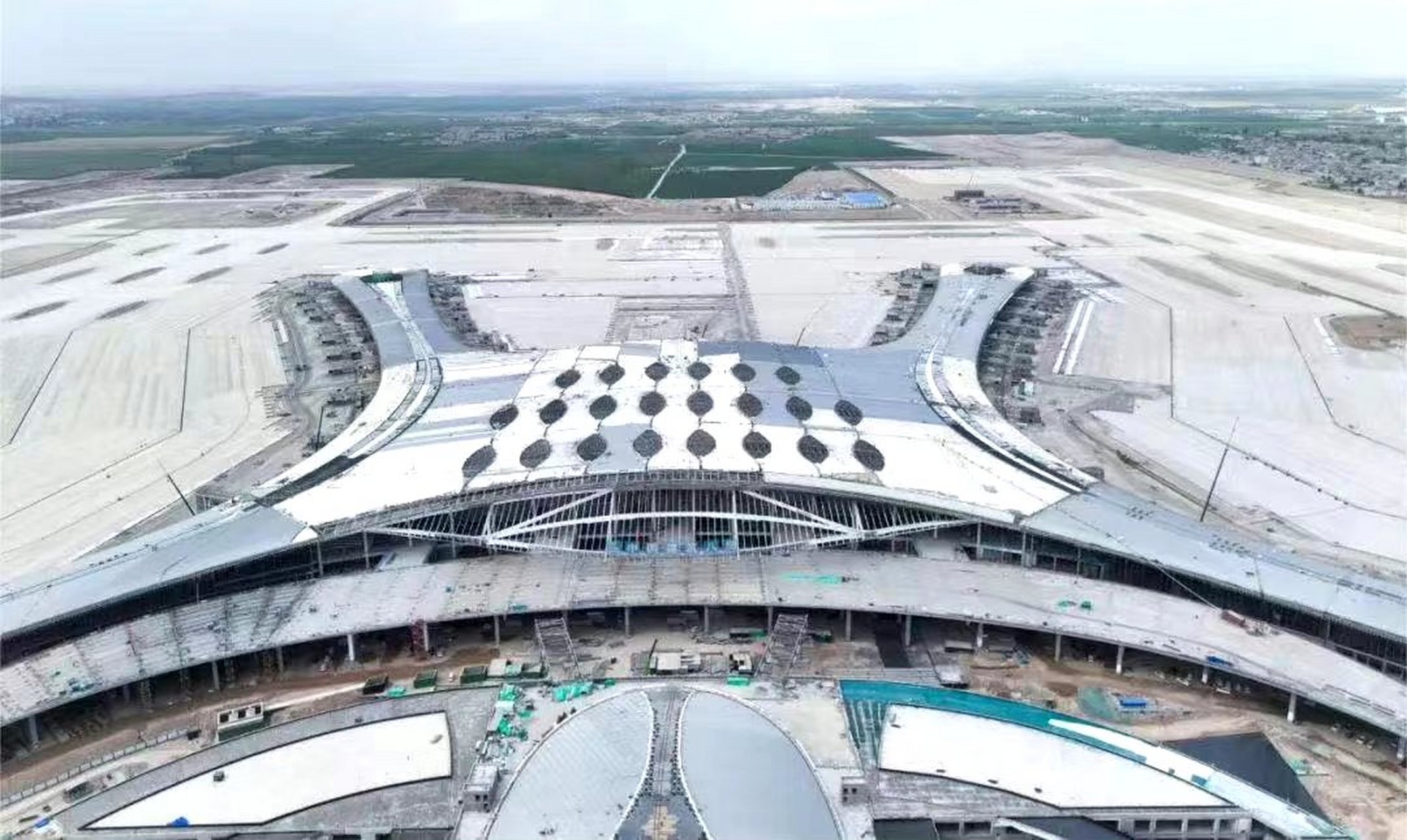 15) 2023年8月15日航拍图.兰州机场t3的航拍图又来了!