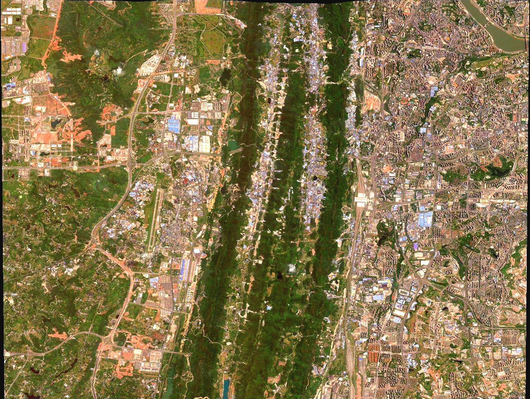 重庆市最近卫星图(8.